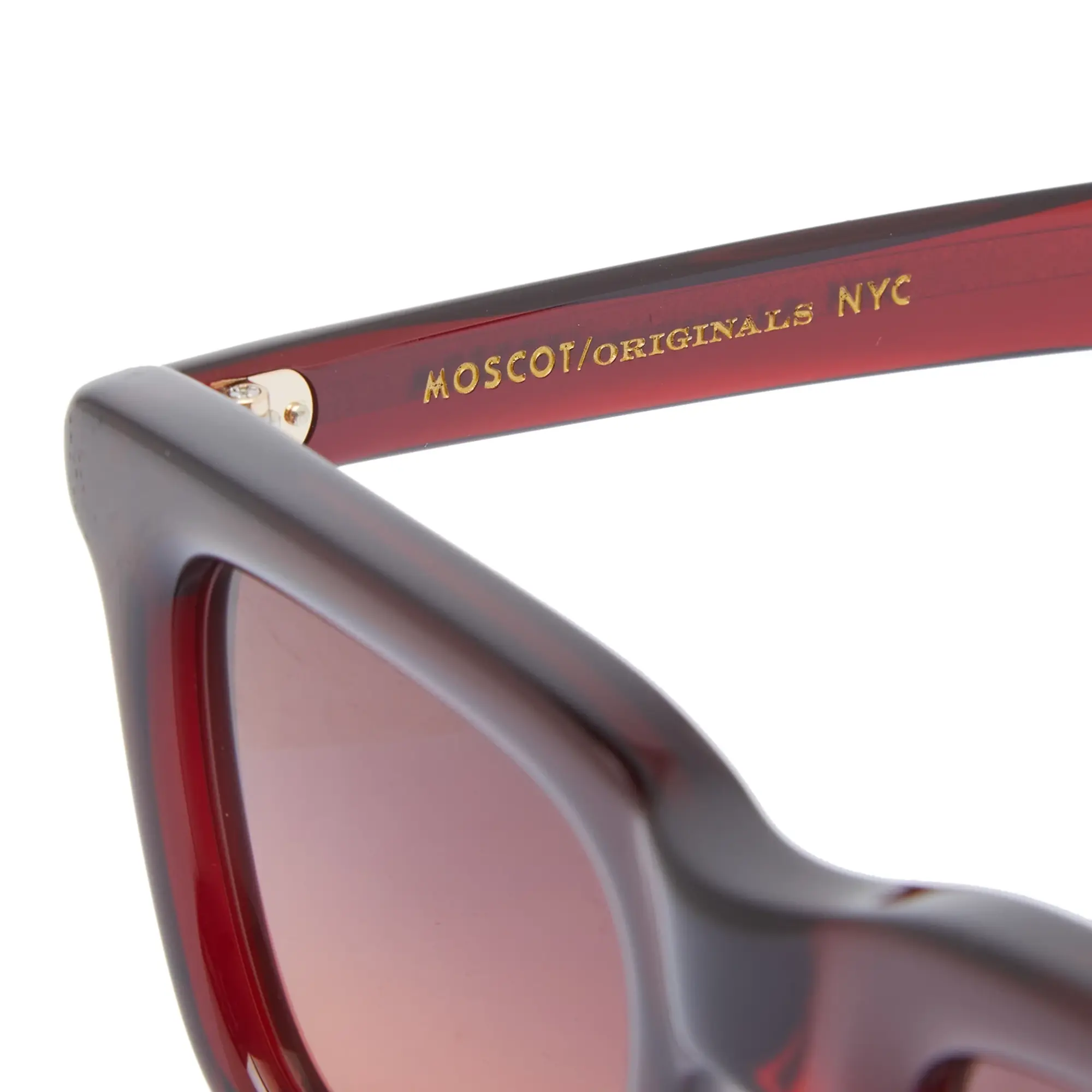 Moscot Rizik Sunglasses Burgundy/Cabernet