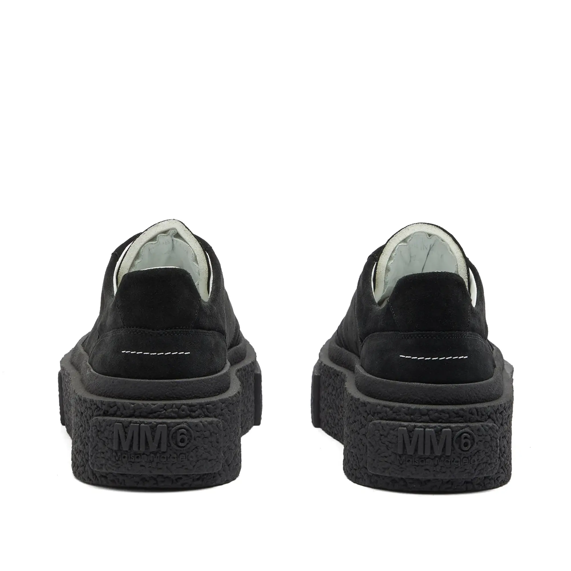 Asics MM6 Maison Margiela Men's Suede Platform Sneaker Black Asics MM6 Maison Margiela Men's Suede Platform Sneaker Black