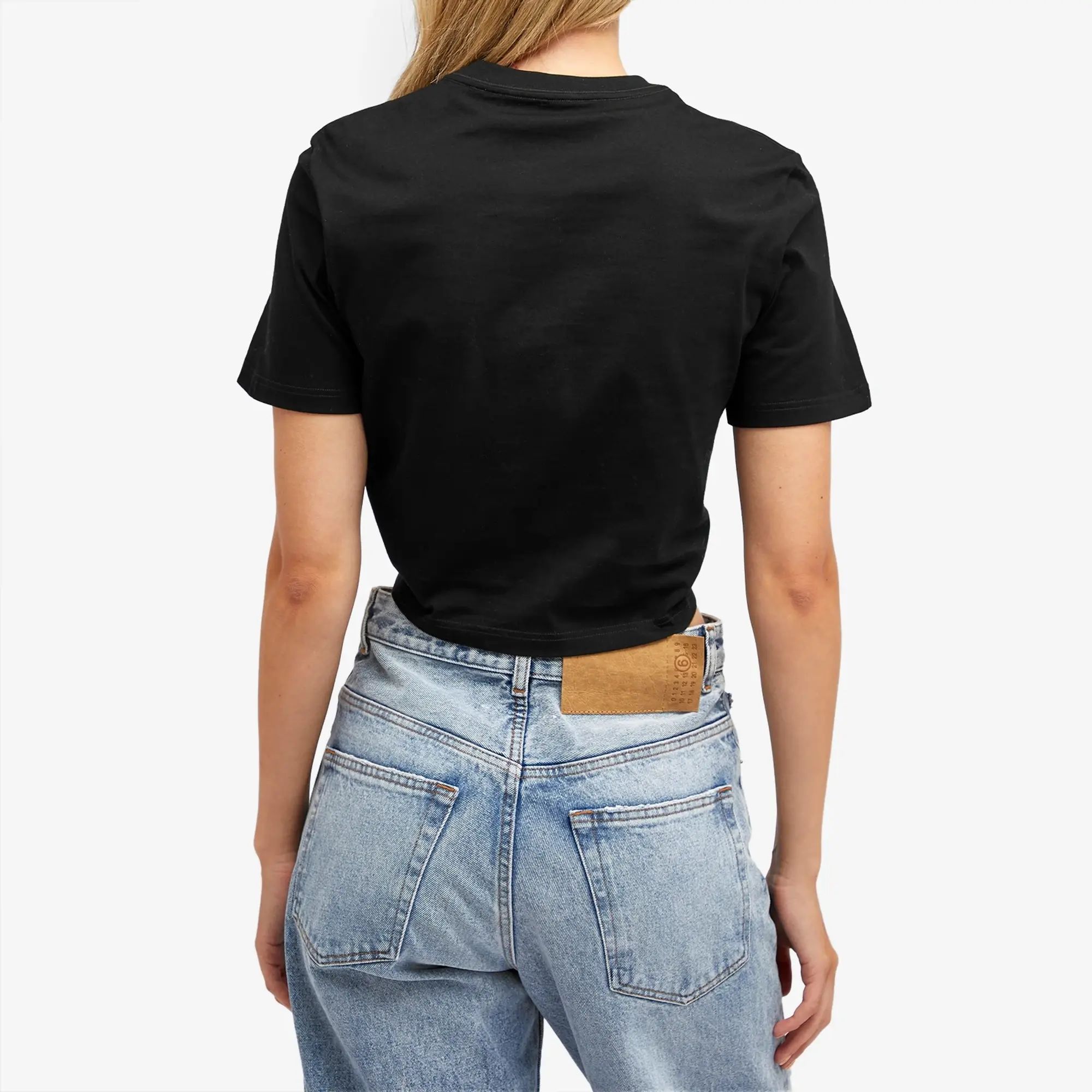 Versace Women's Leopard T-Shirt Black/Multi