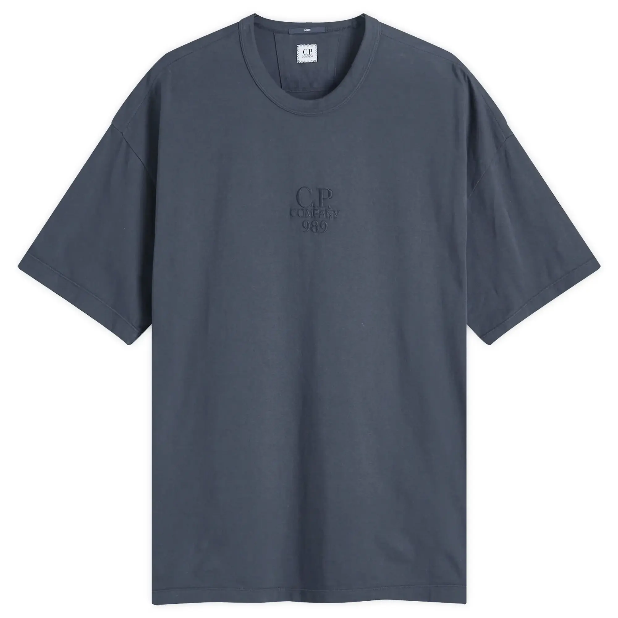 C.P. Company Men's 20/1 Logo T-Shirt Black Sand