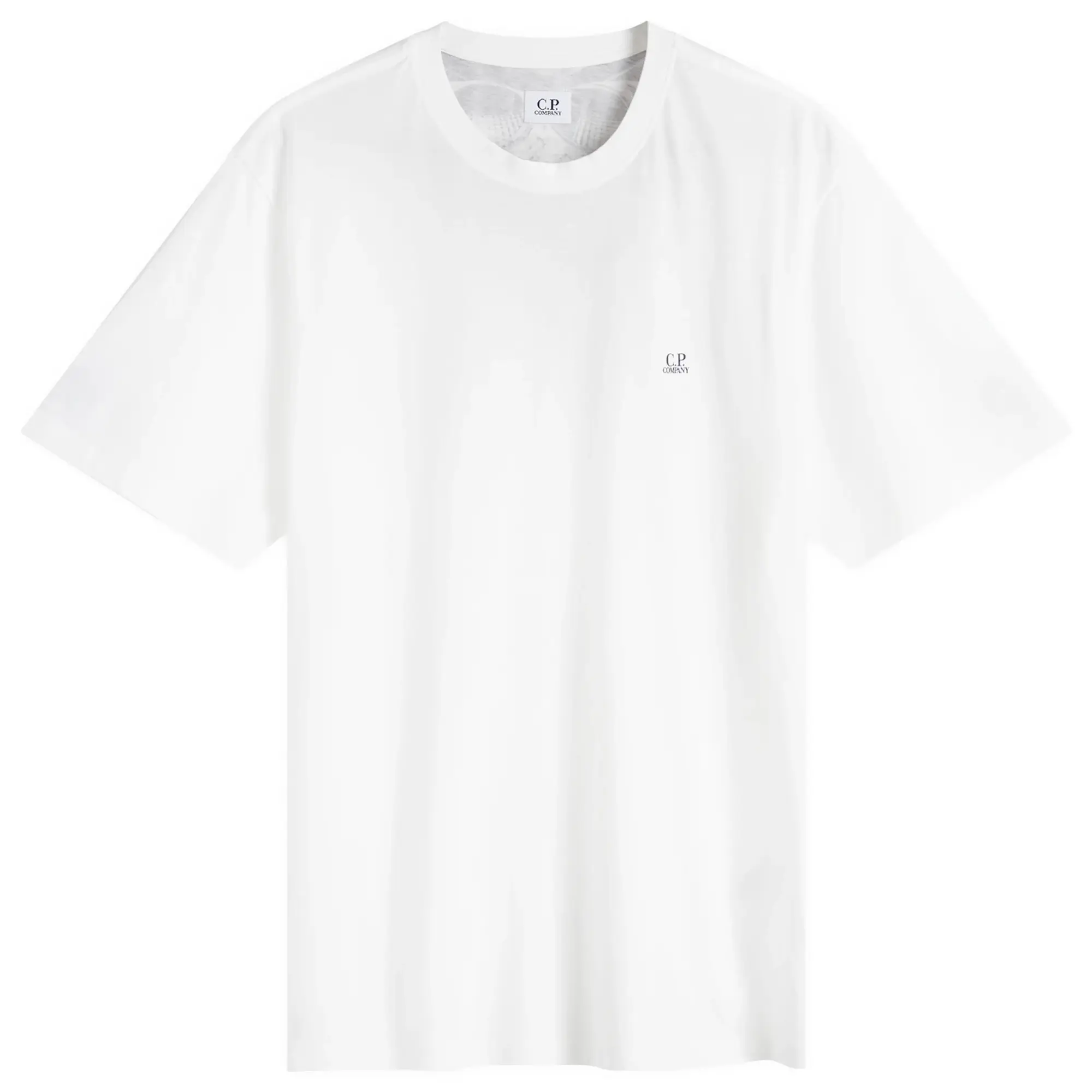 C.P. Company Men's Back Goggle T-Shirt Gauze White