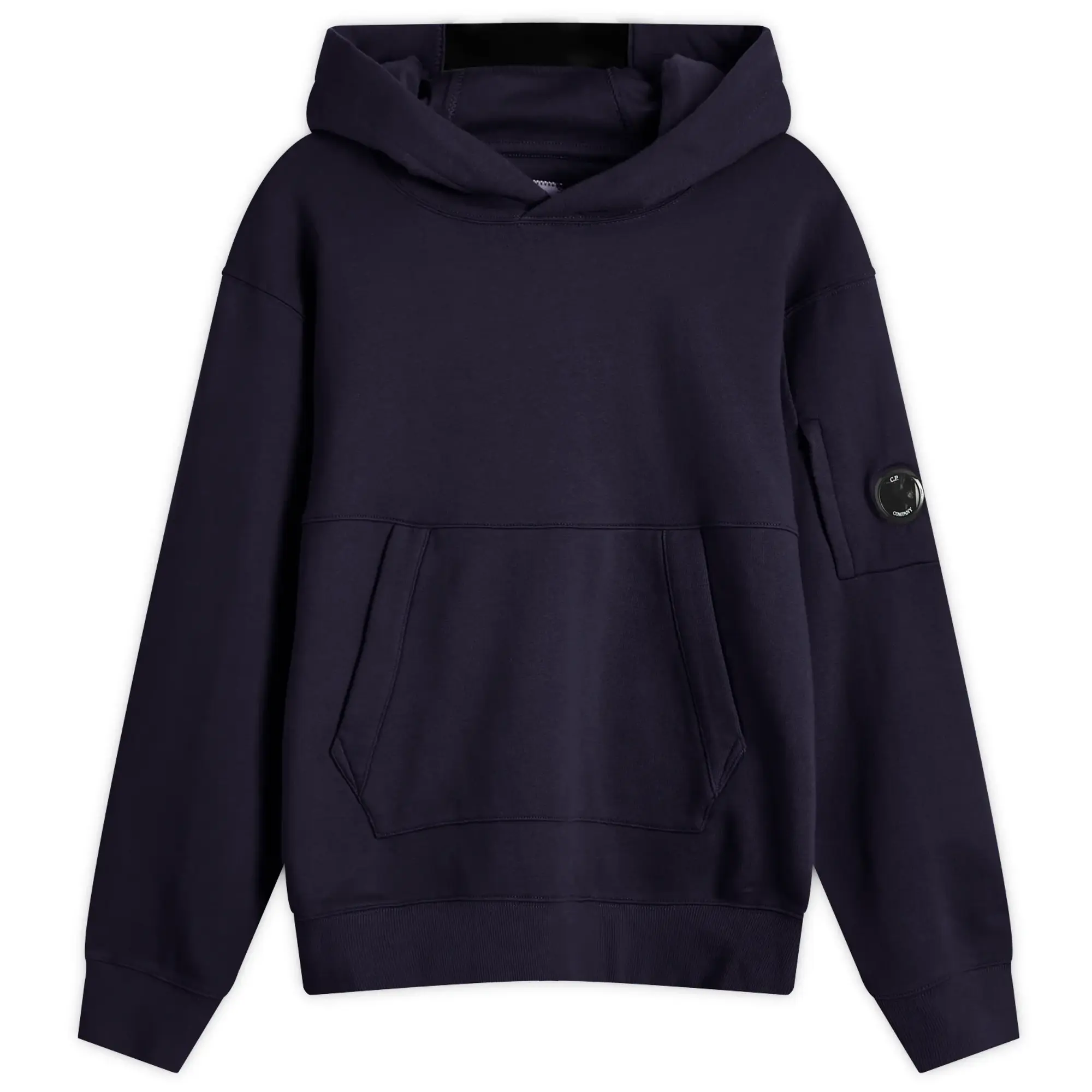 C.P. Company Diagonal Raised Fleece Lens Hoodie