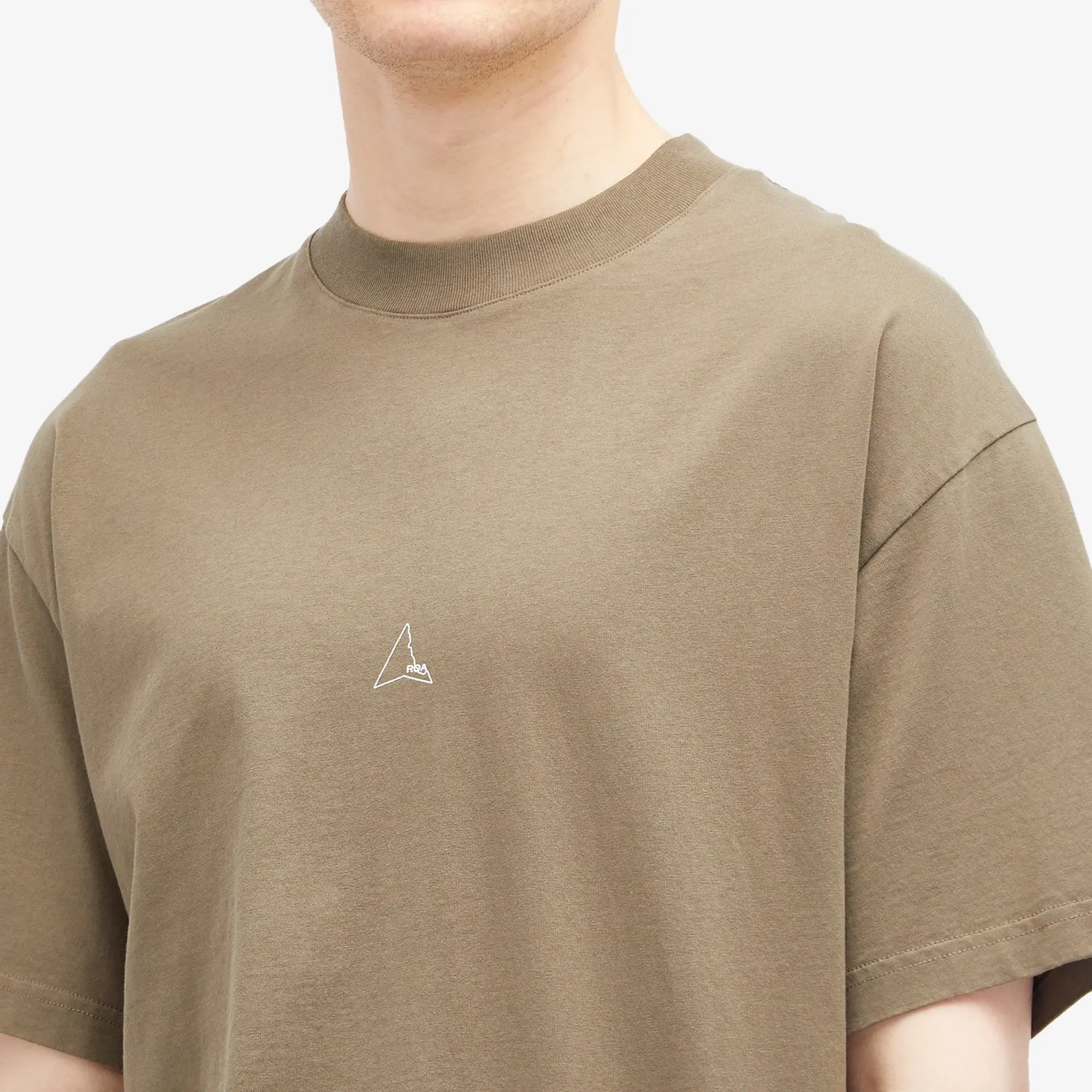 ROA Men's Regular Logo T-Shirt Crocodile