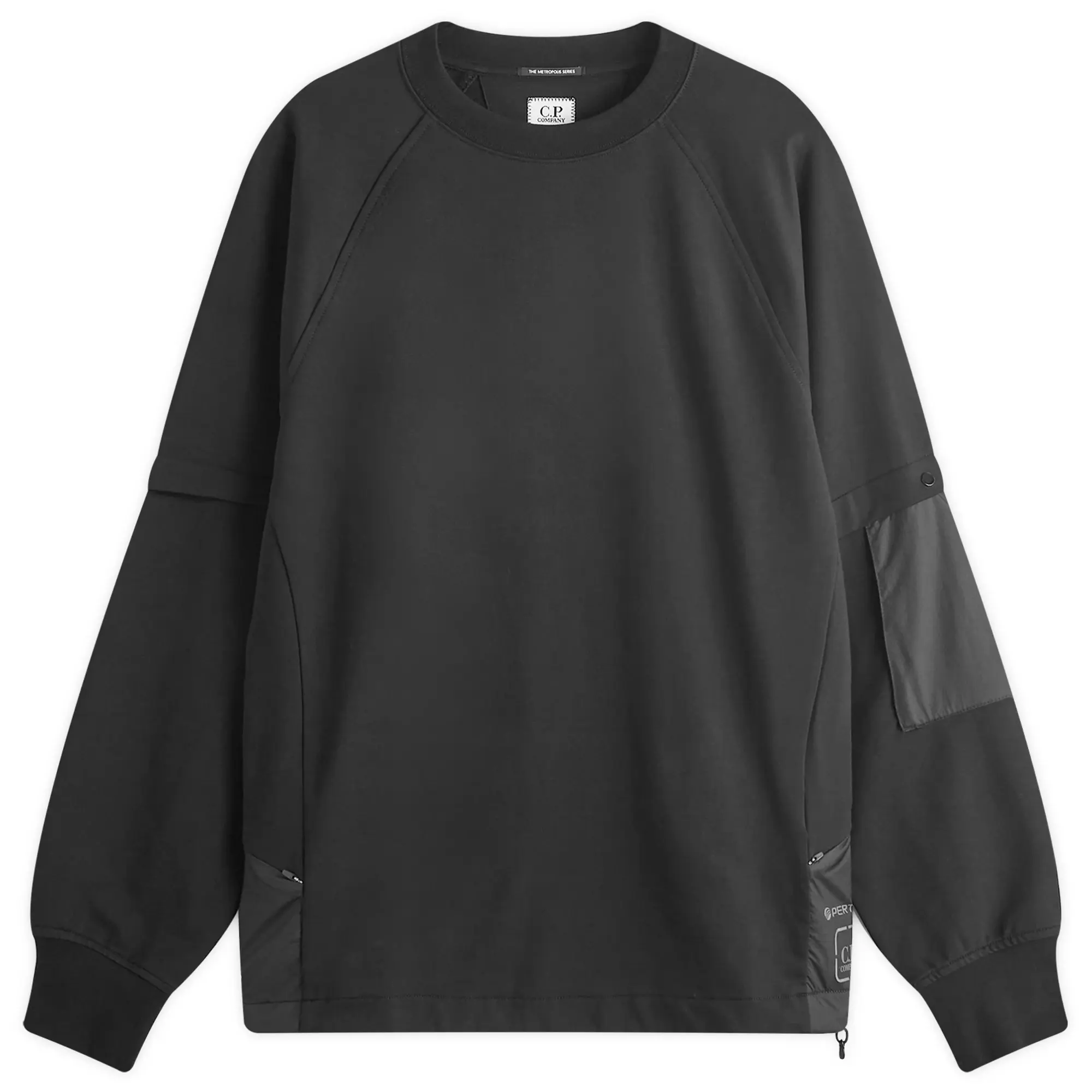 C.P. Company Men's Metropolis Crew Neck Sweatshirt Black