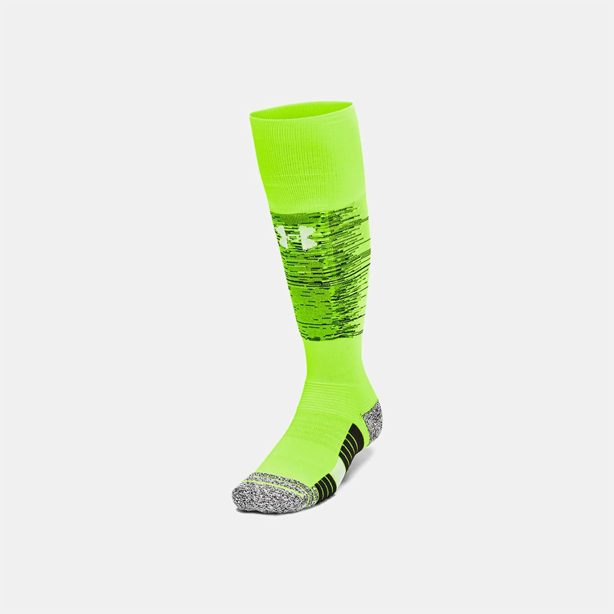 Unisex  Under Armour  Magnetico Pocket Over-The-Calf Socks High Vis Yellow / Black / White M