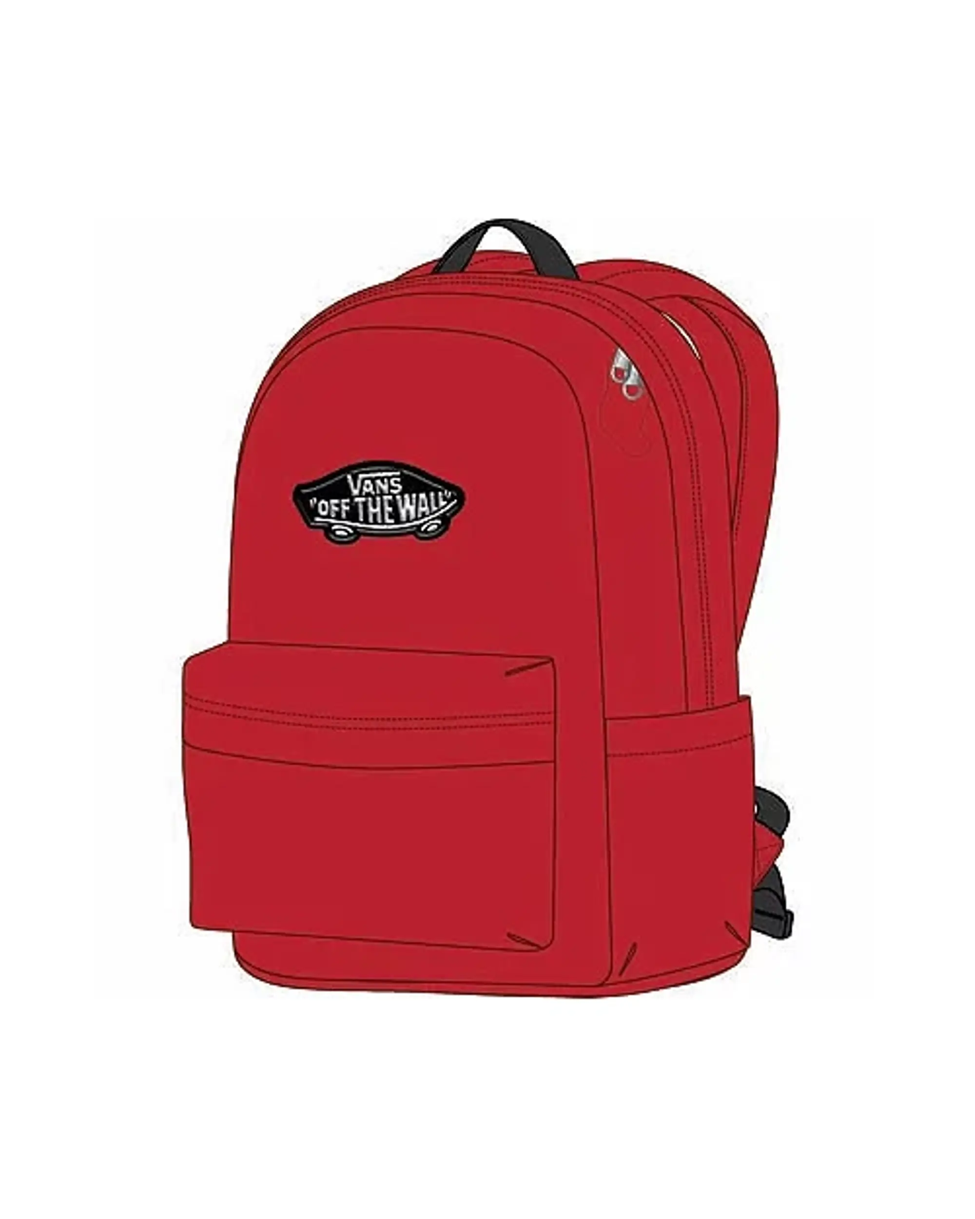 Vans - Kids Old Skool Grom Backpack, Red