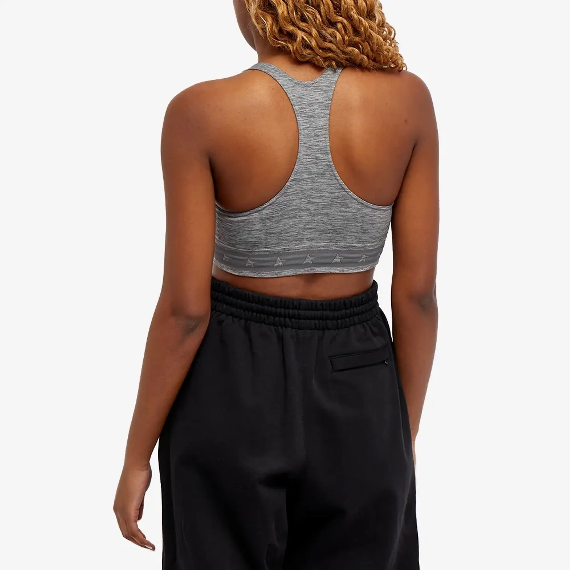 Golden Goose Women's Star Racerback Sports Bra Melange Grey