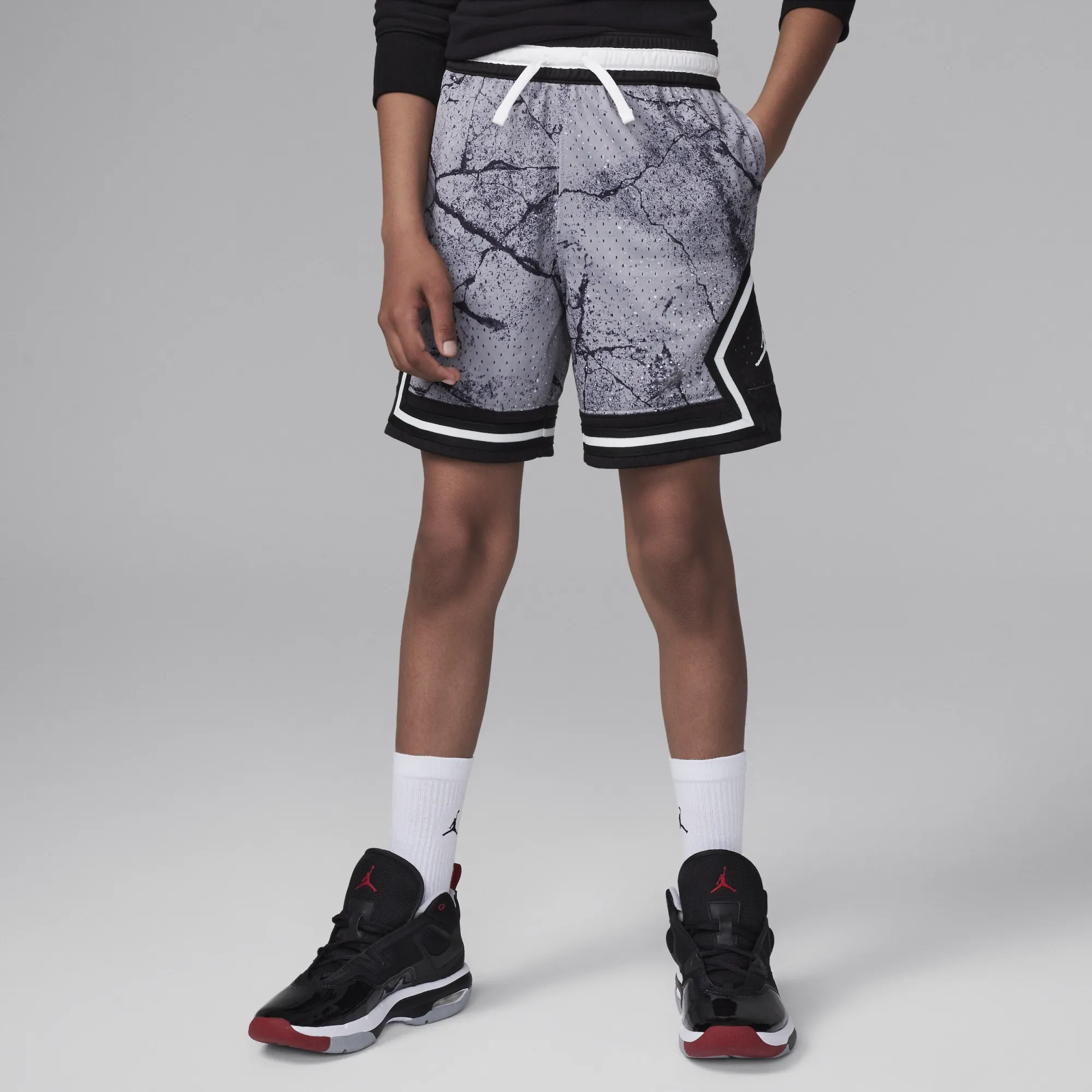 Nike Jordan Dri-FIT Older Kids' MJ Printed Sport Diamond Shorts