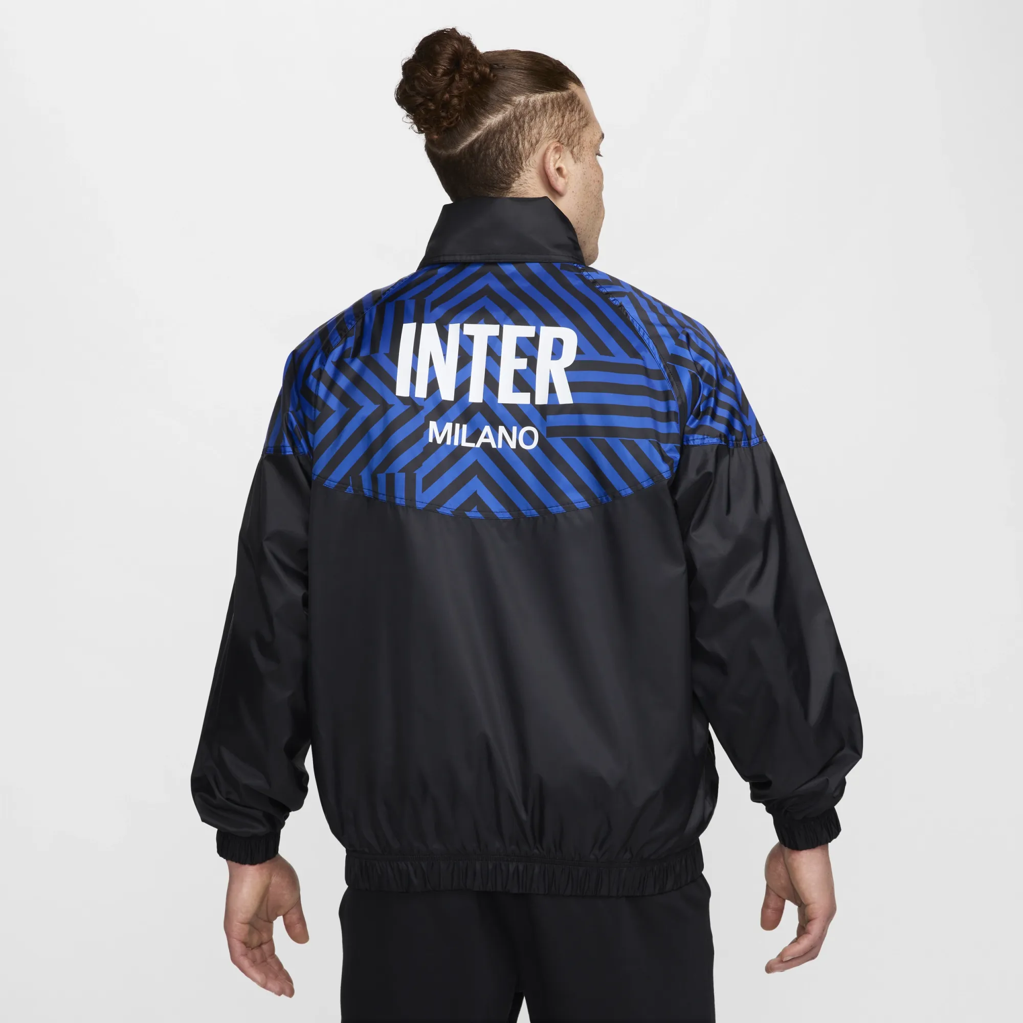 Inter Milan Nike Windrunner Anorak Jacket - Black | FQ3185-010