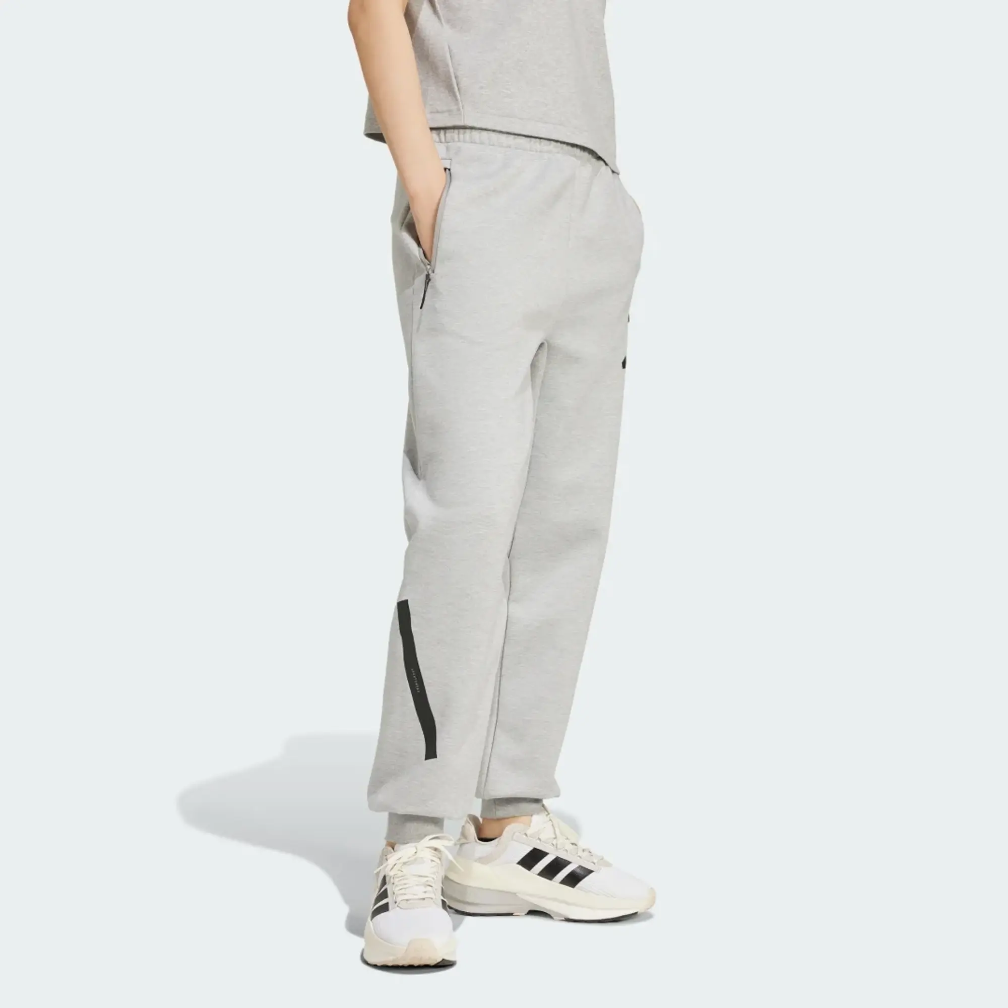 Adidas Z. N.E. Premium Tracksuit Bottoms In Grey