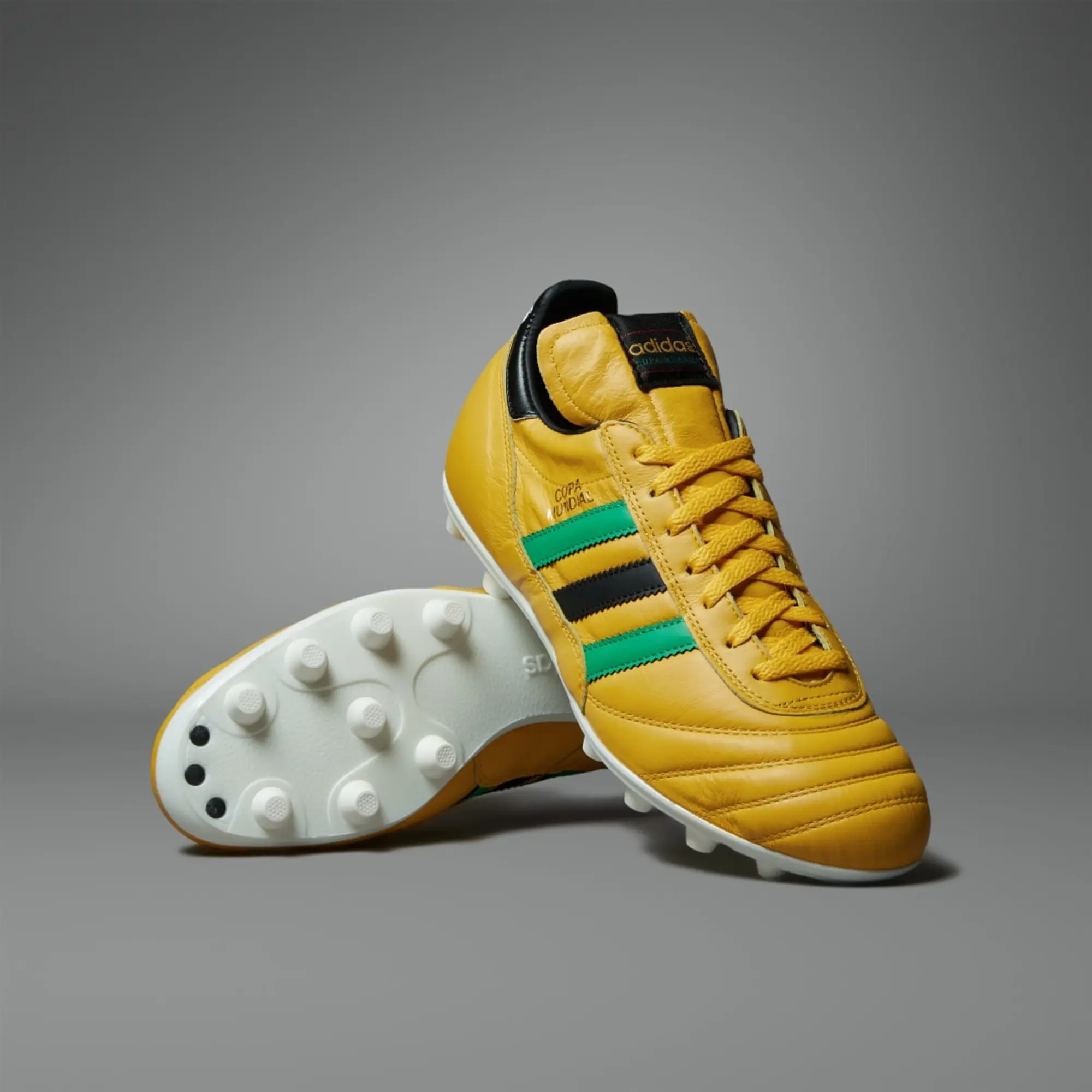 Adidas Copa Mundial Fg Jamaica Bold Gold Core Black Footwear White Limited Edition Yellow ID1153 FOOTY.COM