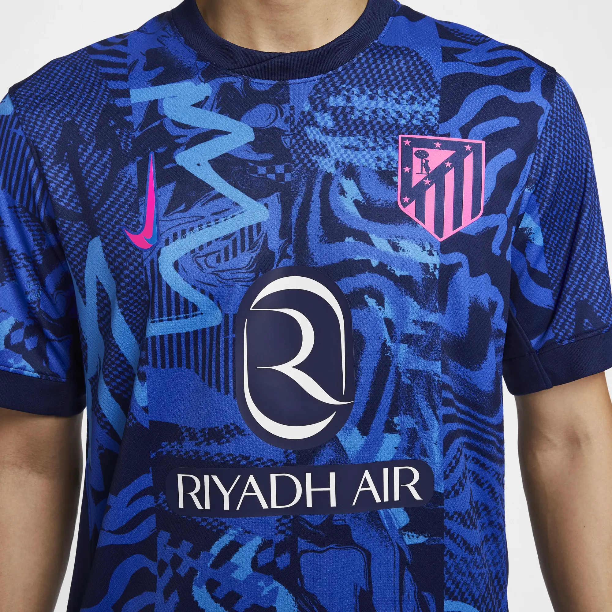Atlético Madrid 2024/25 Stadium Third Men's Nike Dri-FIT Football Replica Shirt - Blue - Polyester