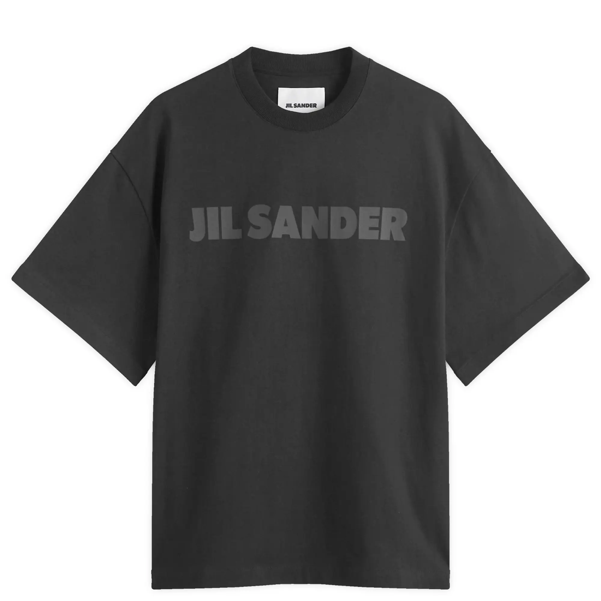 Jil Sander Men's Logo Long Sleeve T-Shirt Black