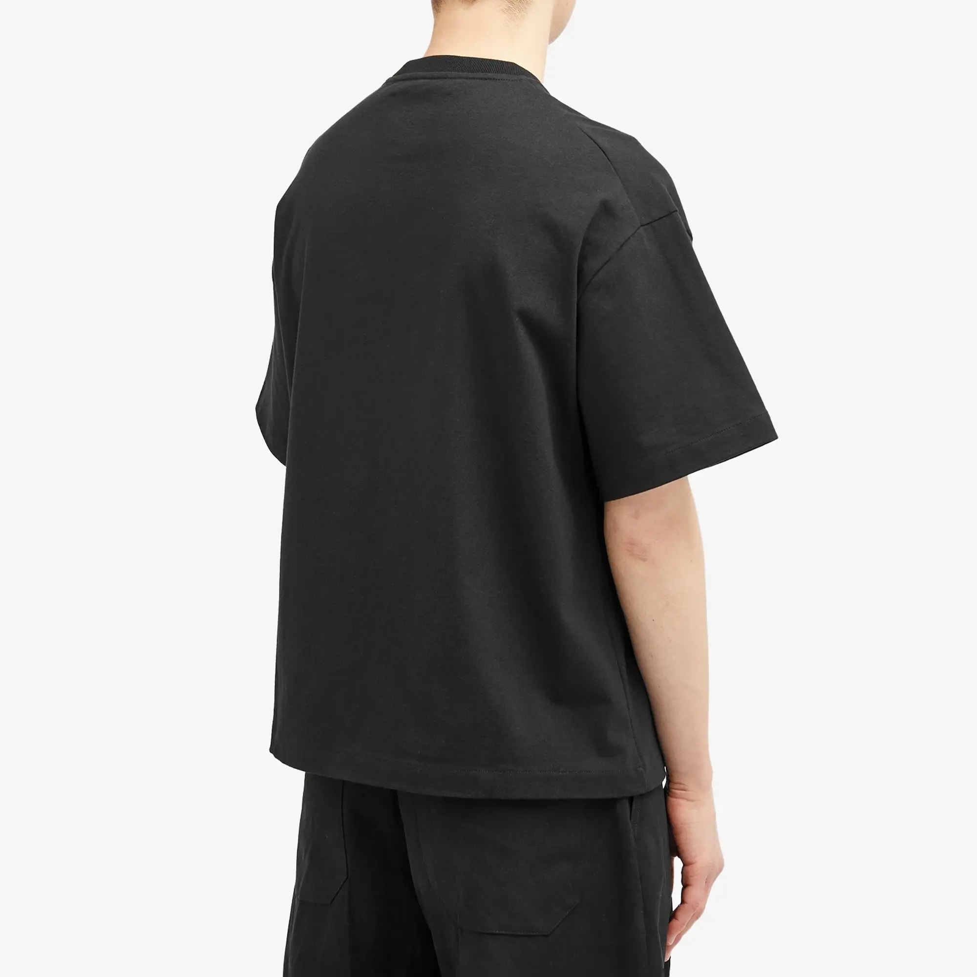 Jil Sander Men's Logo Long Sleeve T-Shirt Black