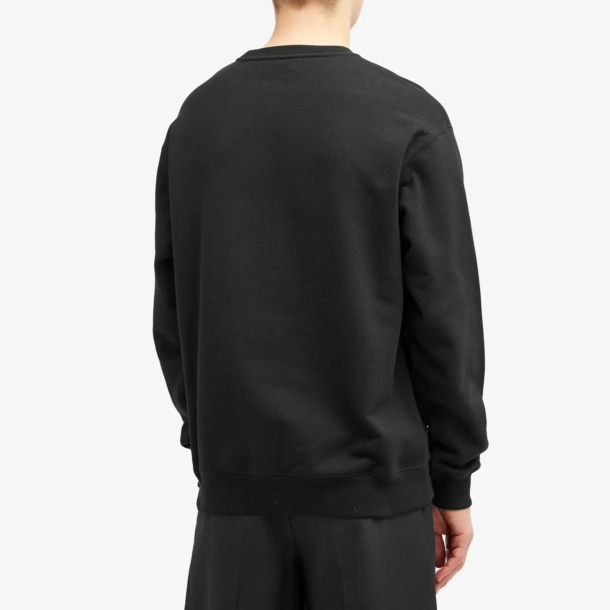 Gucci Men's Script Logo Crew Neck Sweatshirt Black