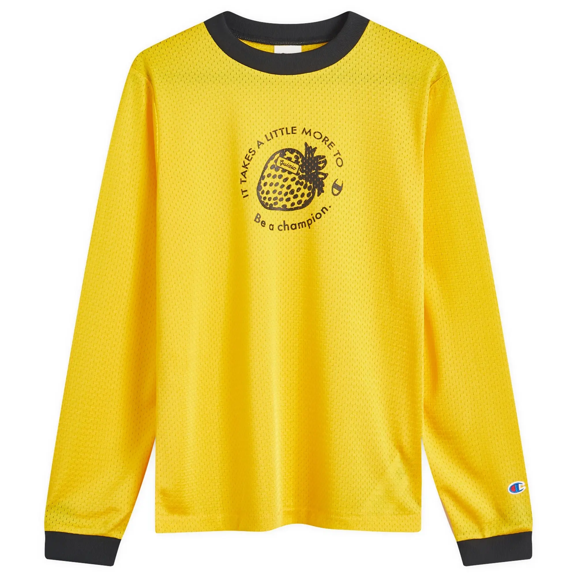 Champion Women's x Guizio Long Sleeve T-Shirt Yellowblack