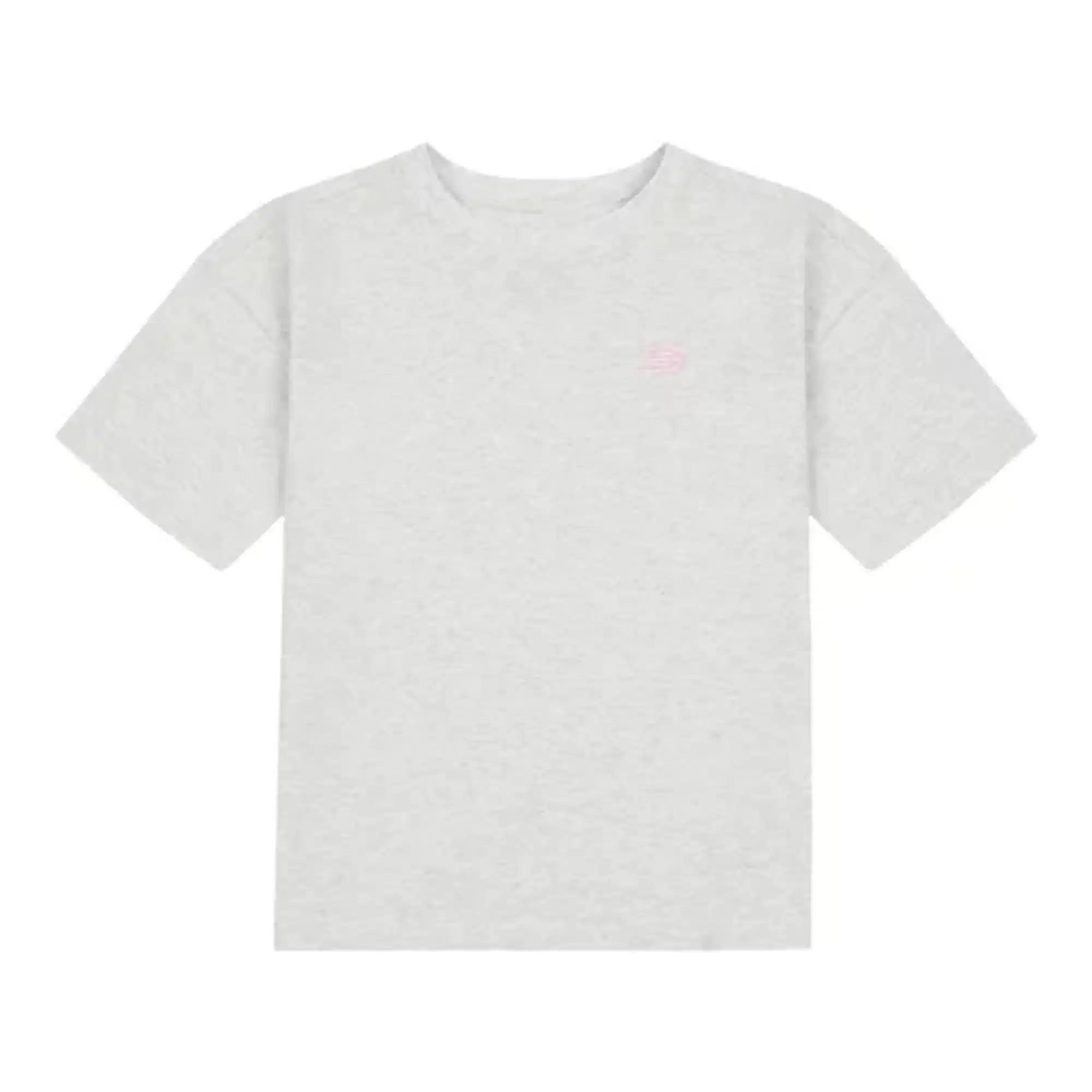 New Balance Kids' Cotton Logo T-Shirt, Ash Heather