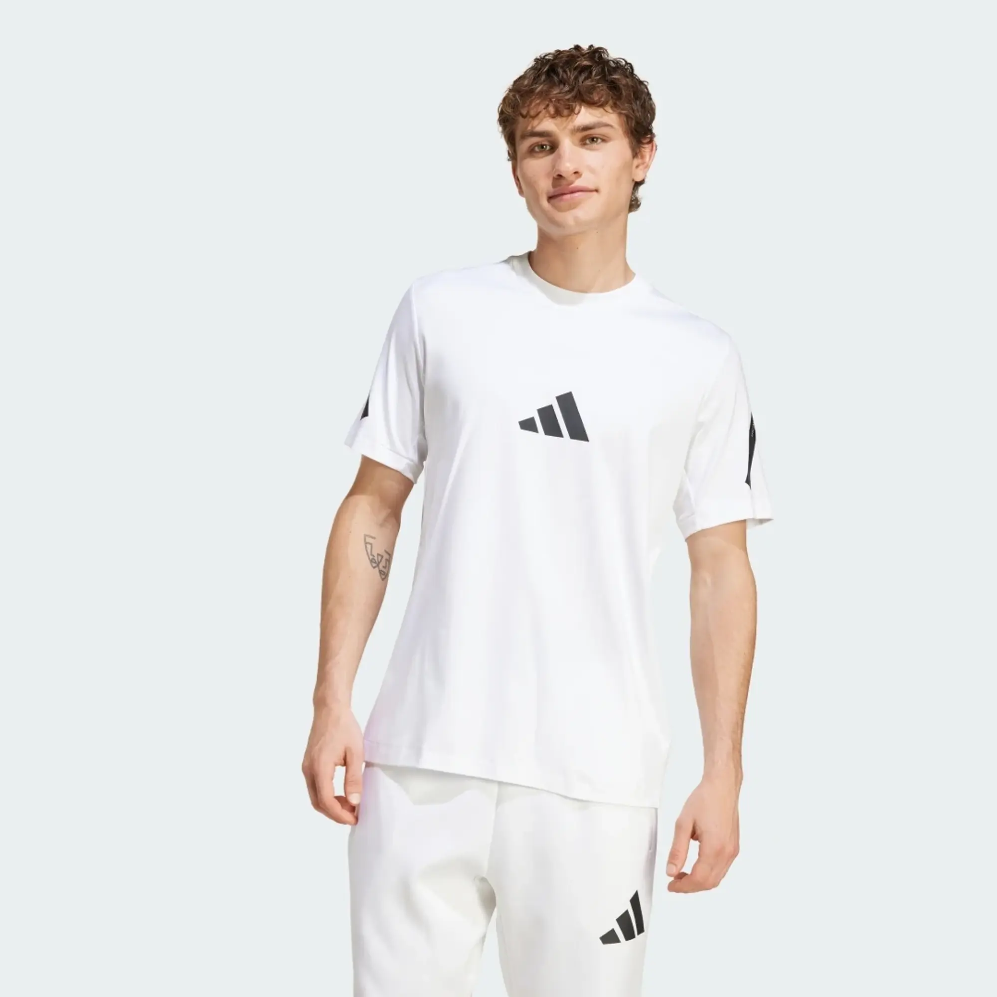 Manchester United x adidas Z.N.E. T-Shirt White