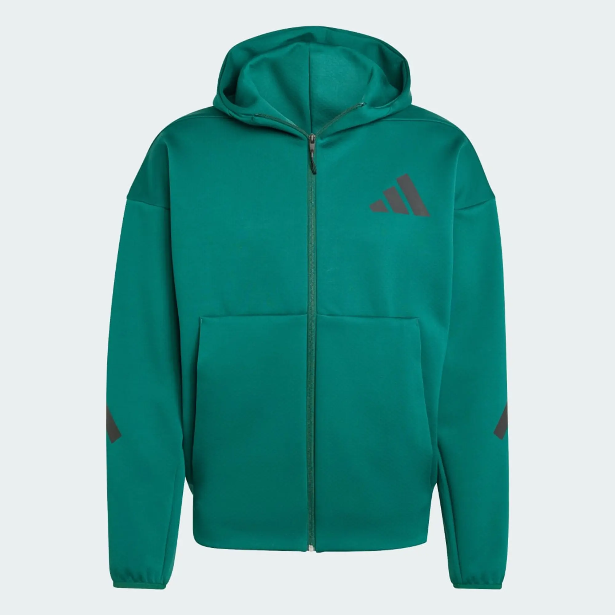 Manchester United x adidas Z.N.E. Full Zip Hoodie Green