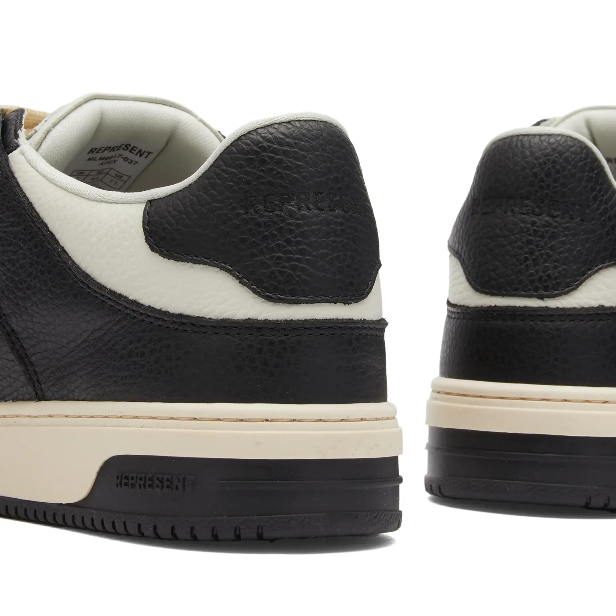 Represent Men's Apex Black Vintage White