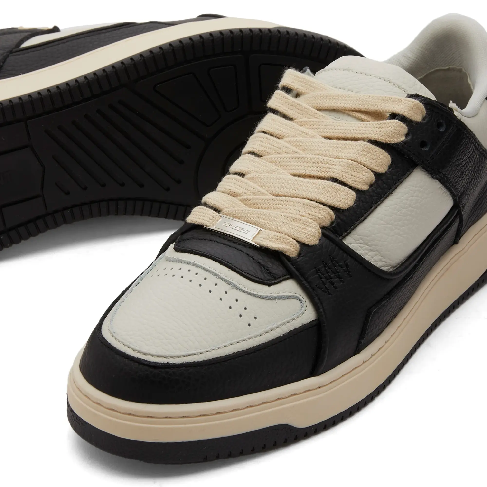 Represent Men's Apex Black Vintage White