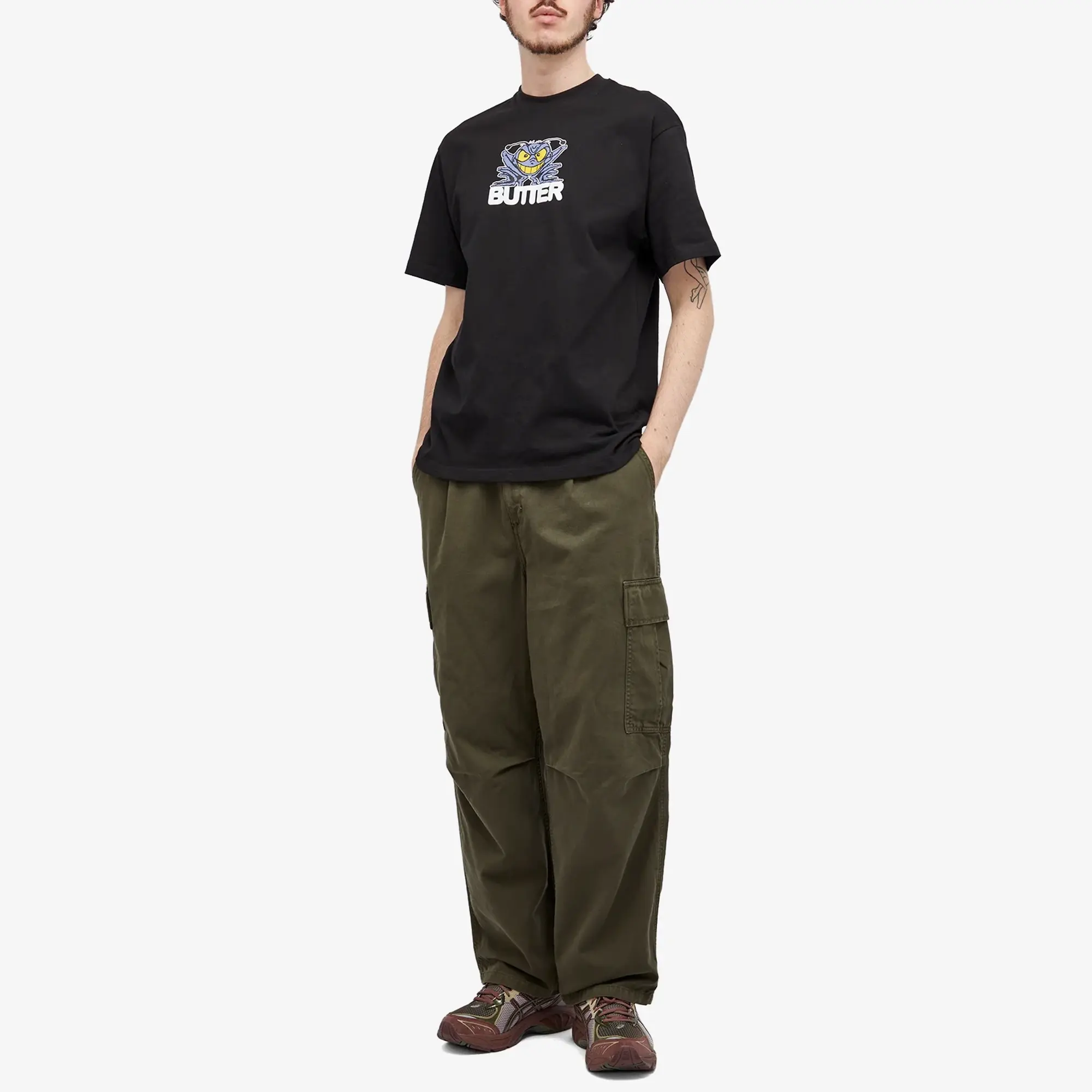 Butter Goods Men's Insect T-Shirt Black