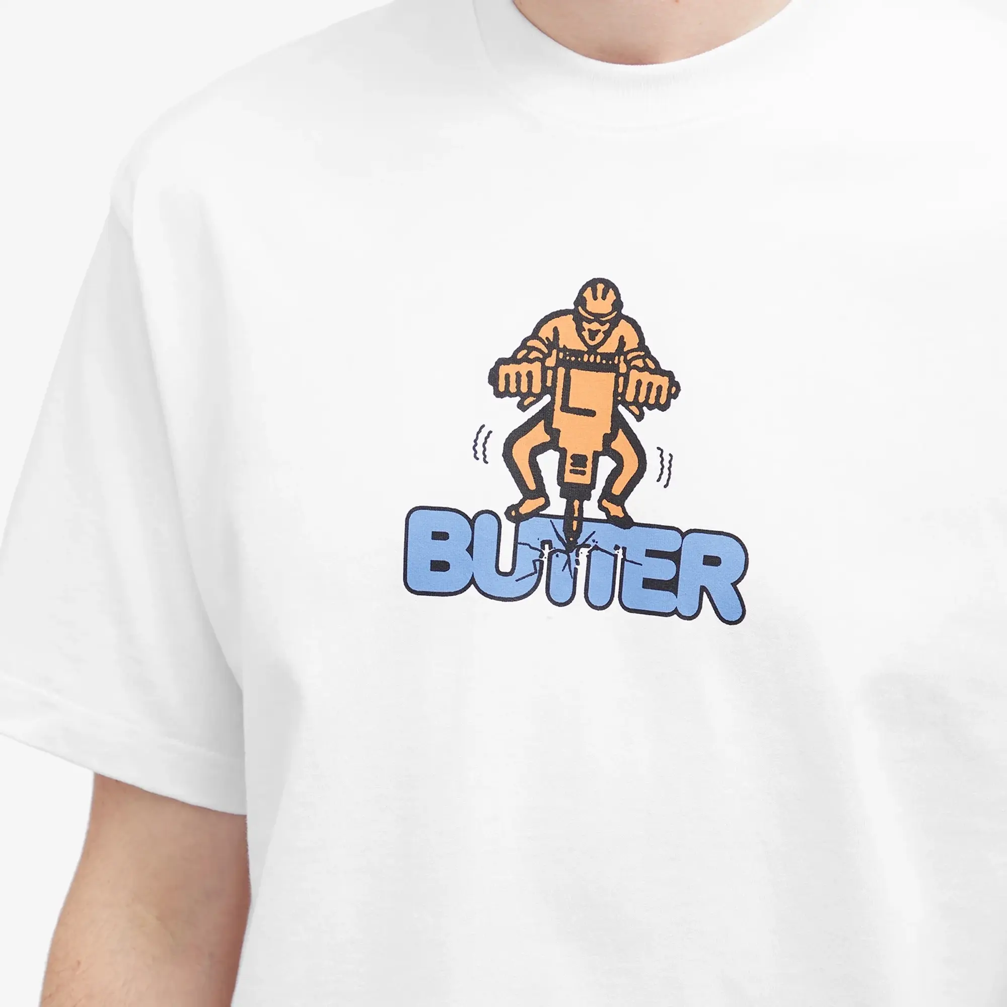 Butter Goods Men's Jack Hammer T-Shirt White