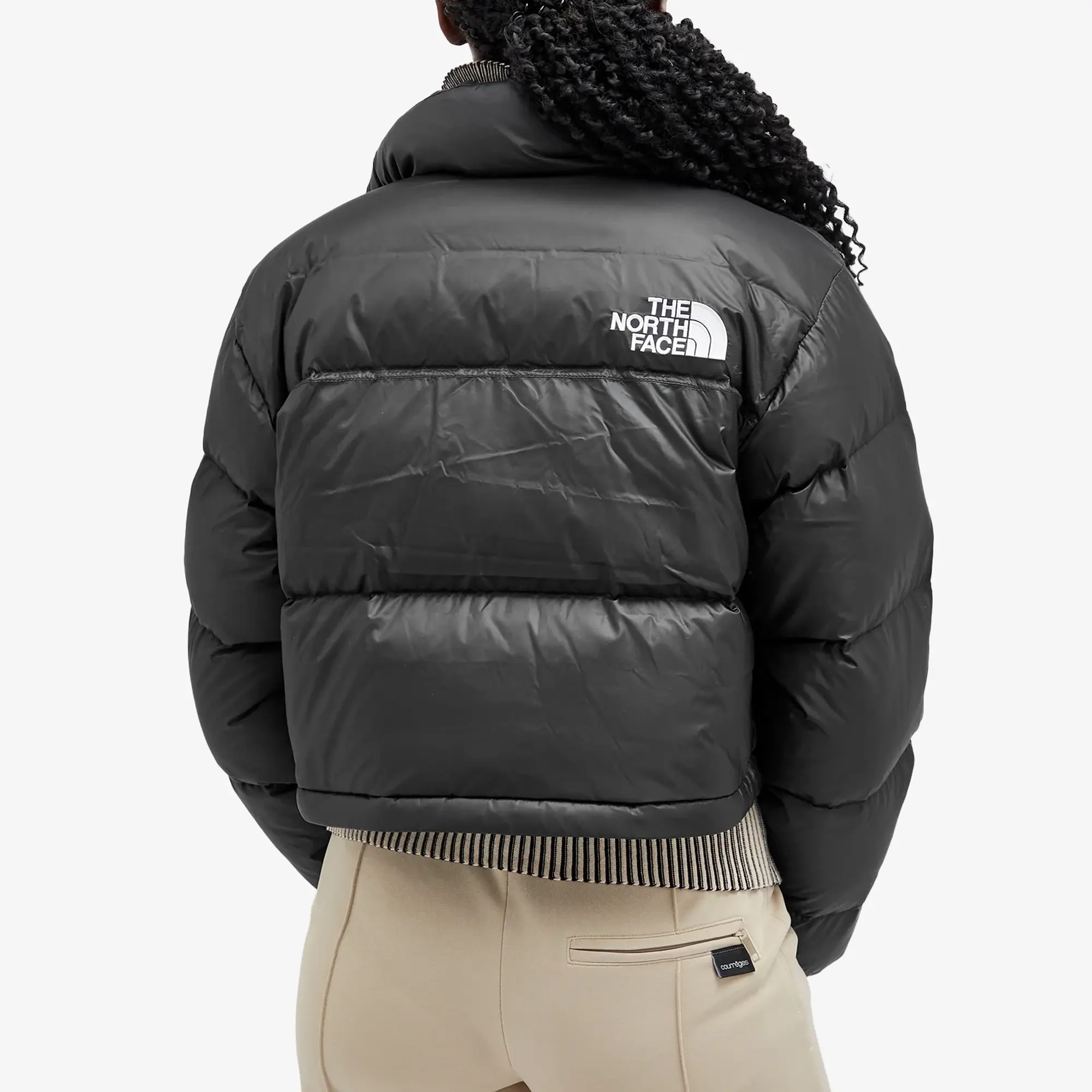 The North Face Women's Short Nuptse Jacket Black