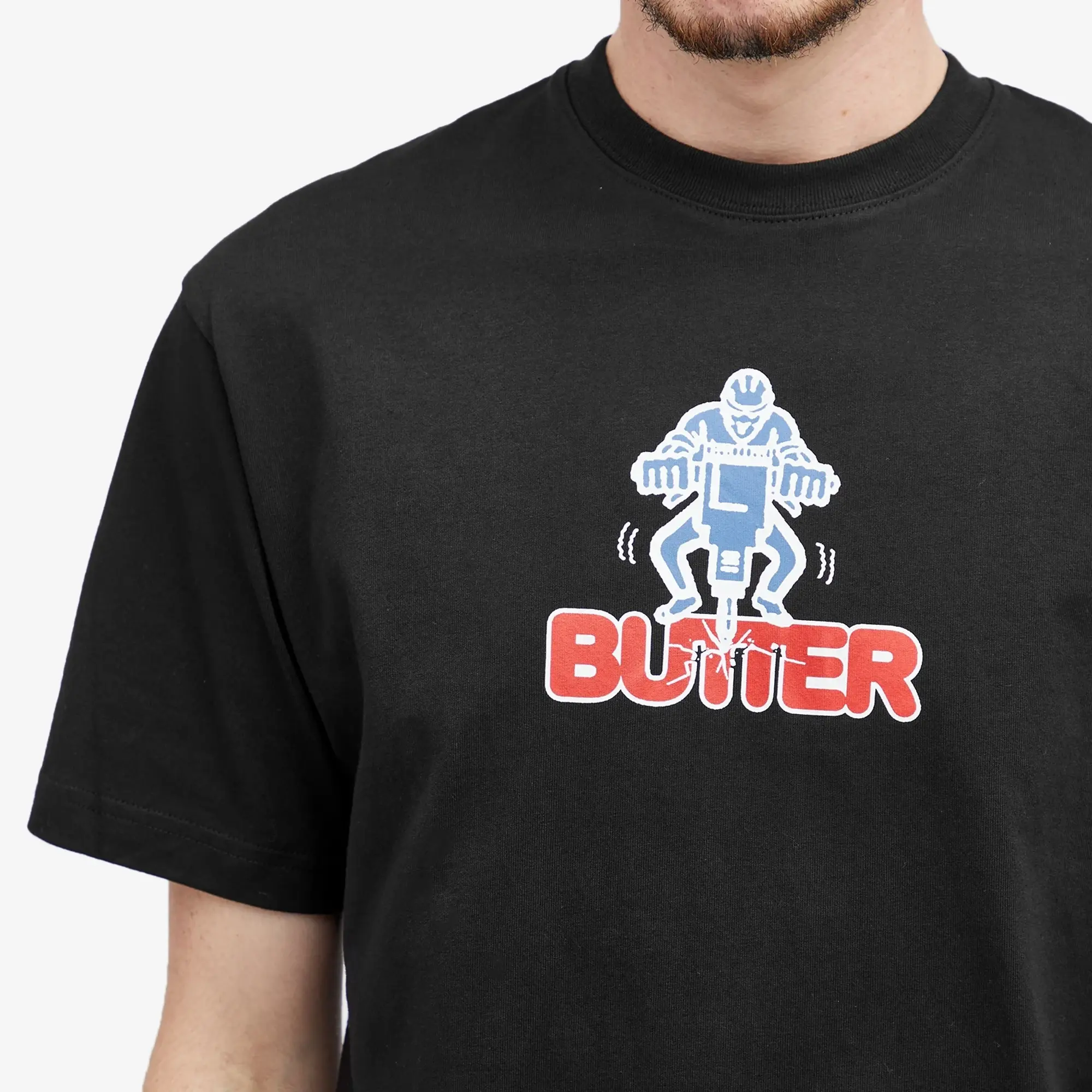 Butter Goods Men's Jack Hammer T-Shirt Black