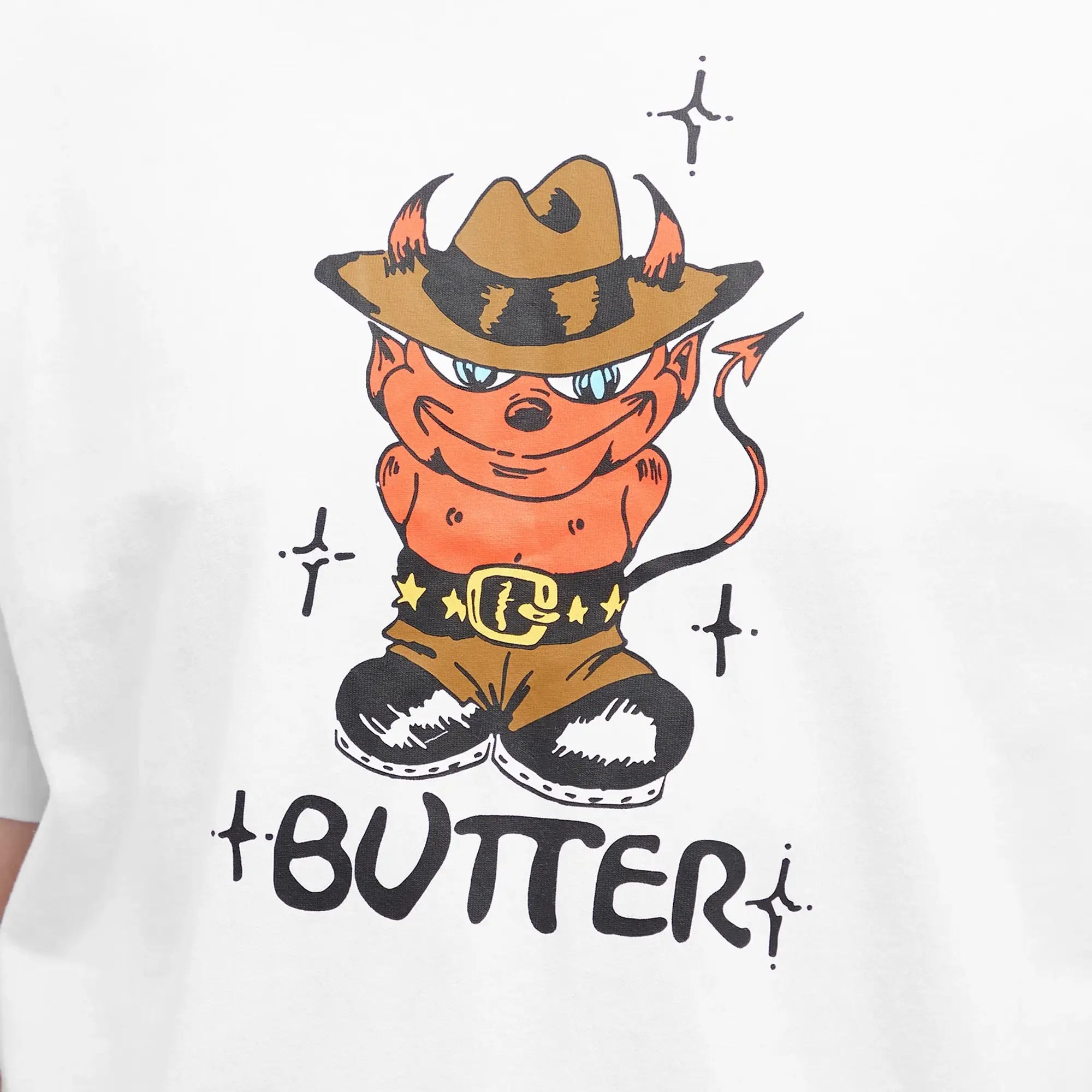 Butter Goods Men's Devil T-Shirt White