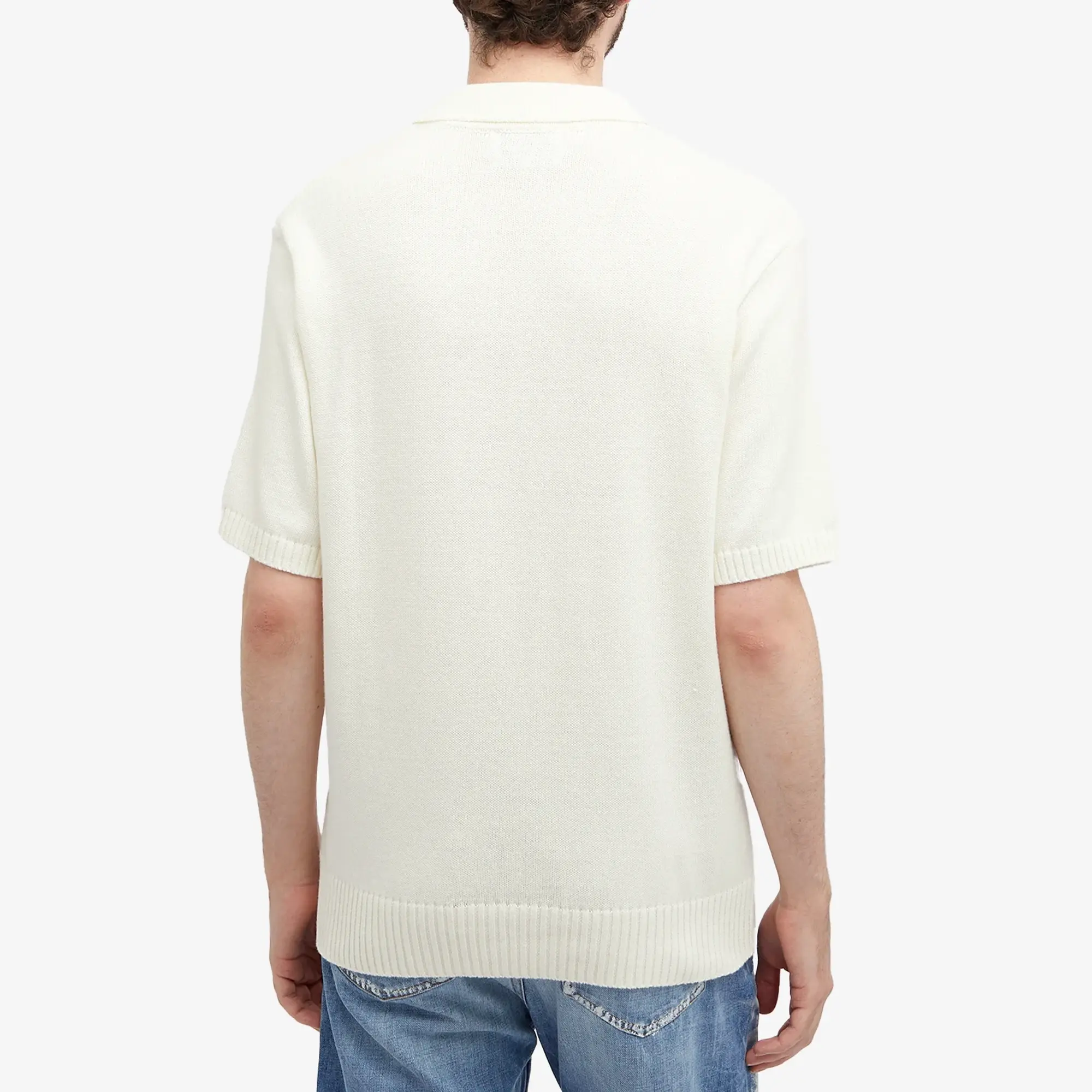 Palmes Men's Marco Knit Polo Off-White