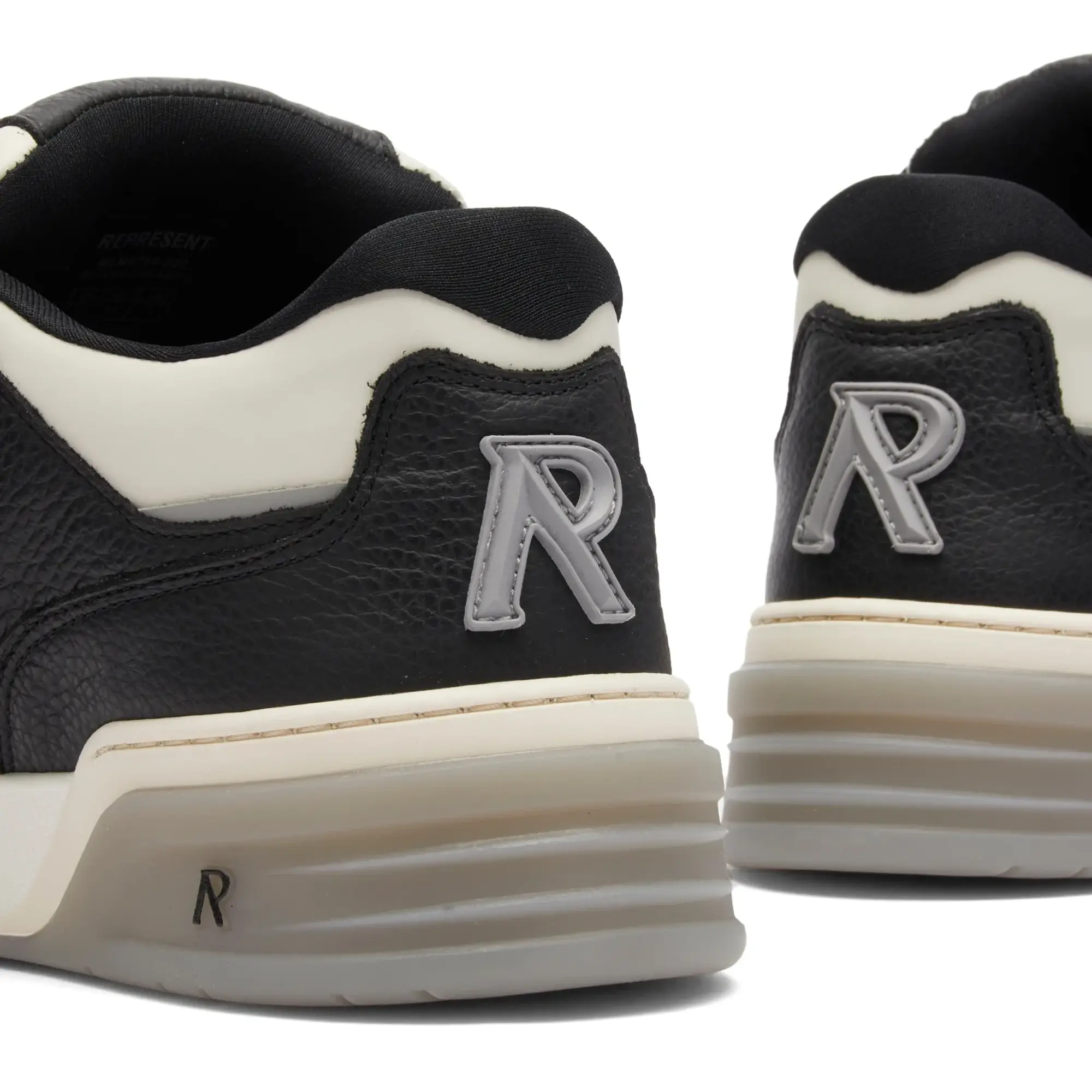 Represent Men's Studio Sneaker Black Vintage White