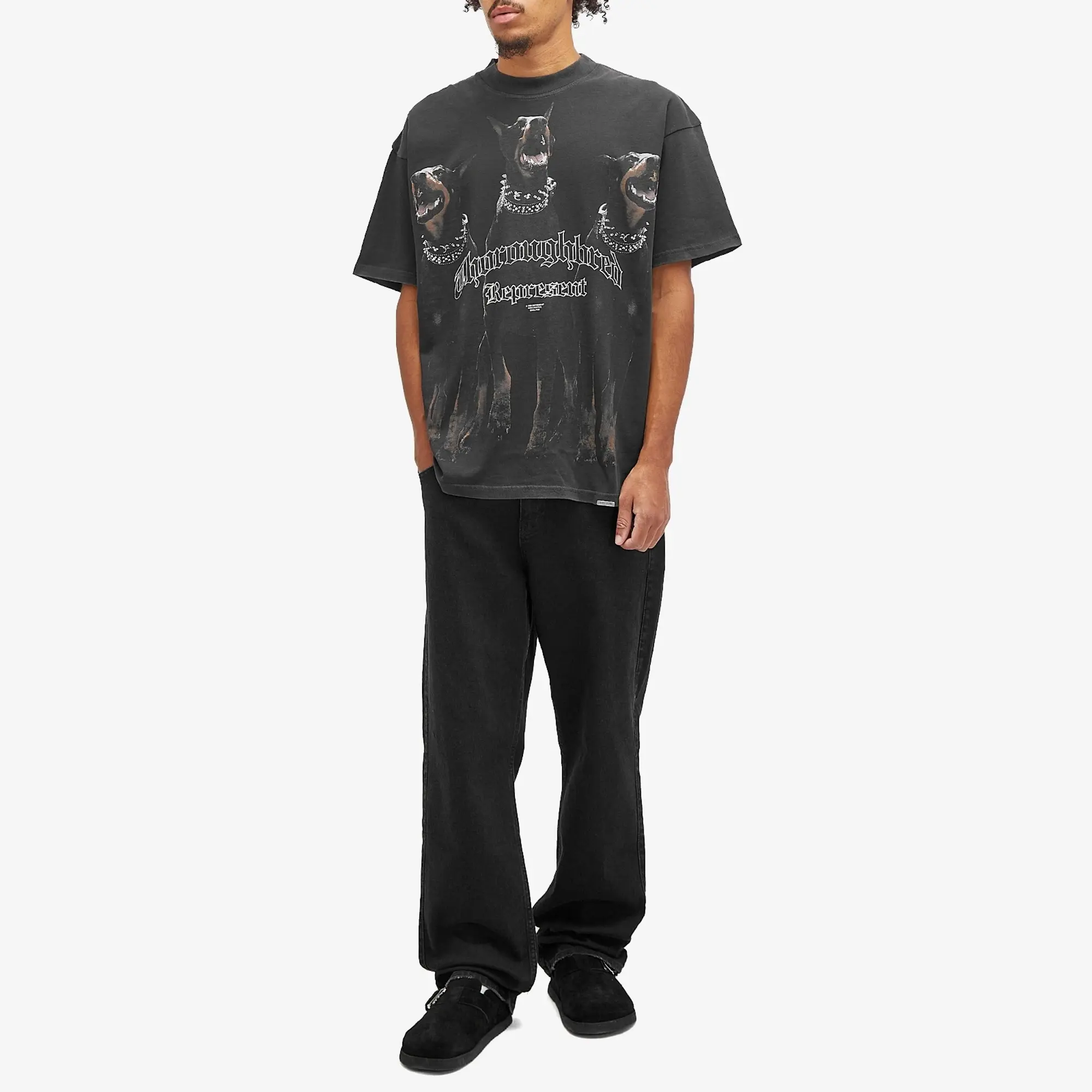 Represent Thoroughbred Tee Men Shortsleeves Black