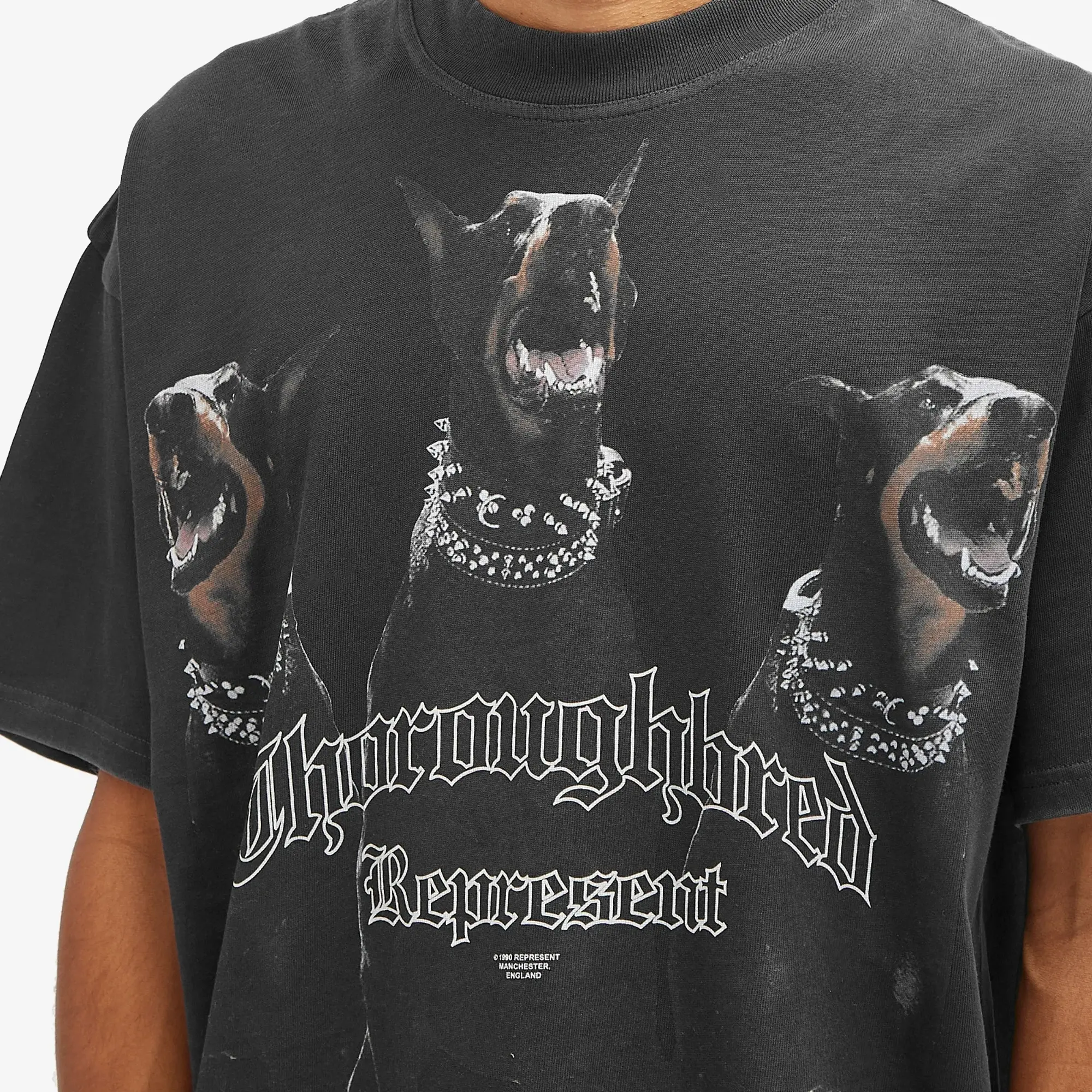 Represent Thoroughbred Tee Men Shortsleeves Black