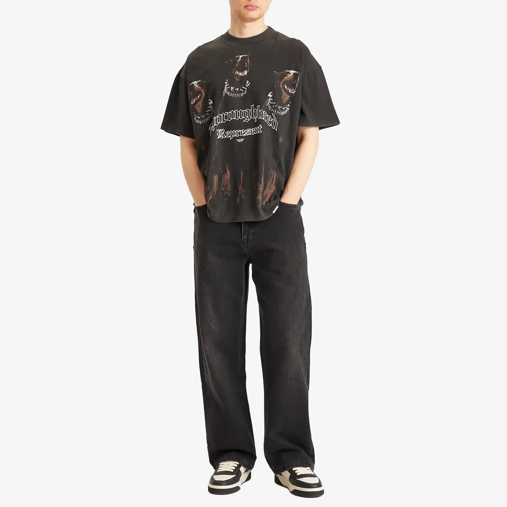 Represent Thoroughbred Tee Men Shortsleeves Black