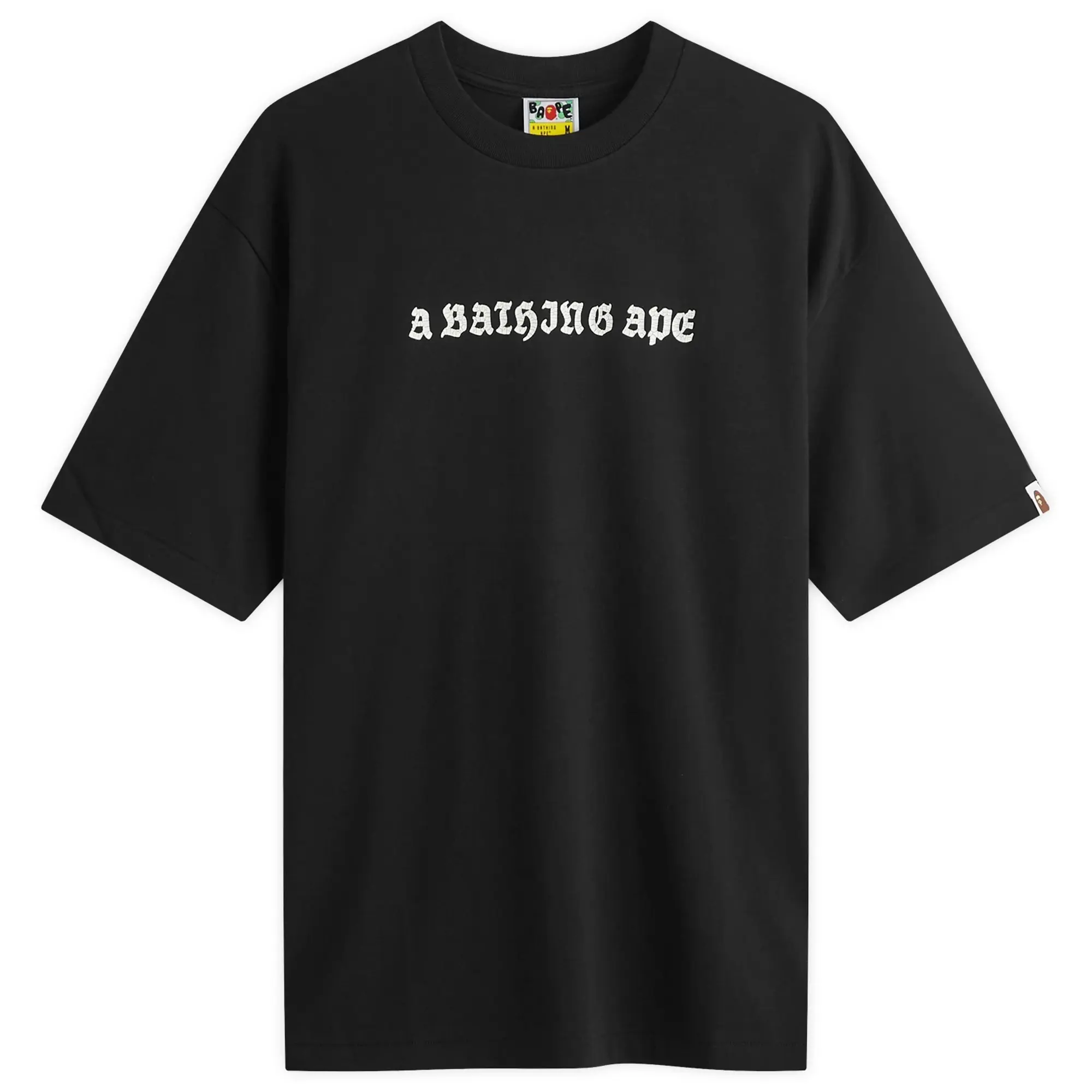 A Bathing Ape Men's Gothic Logo T-Shirt Black