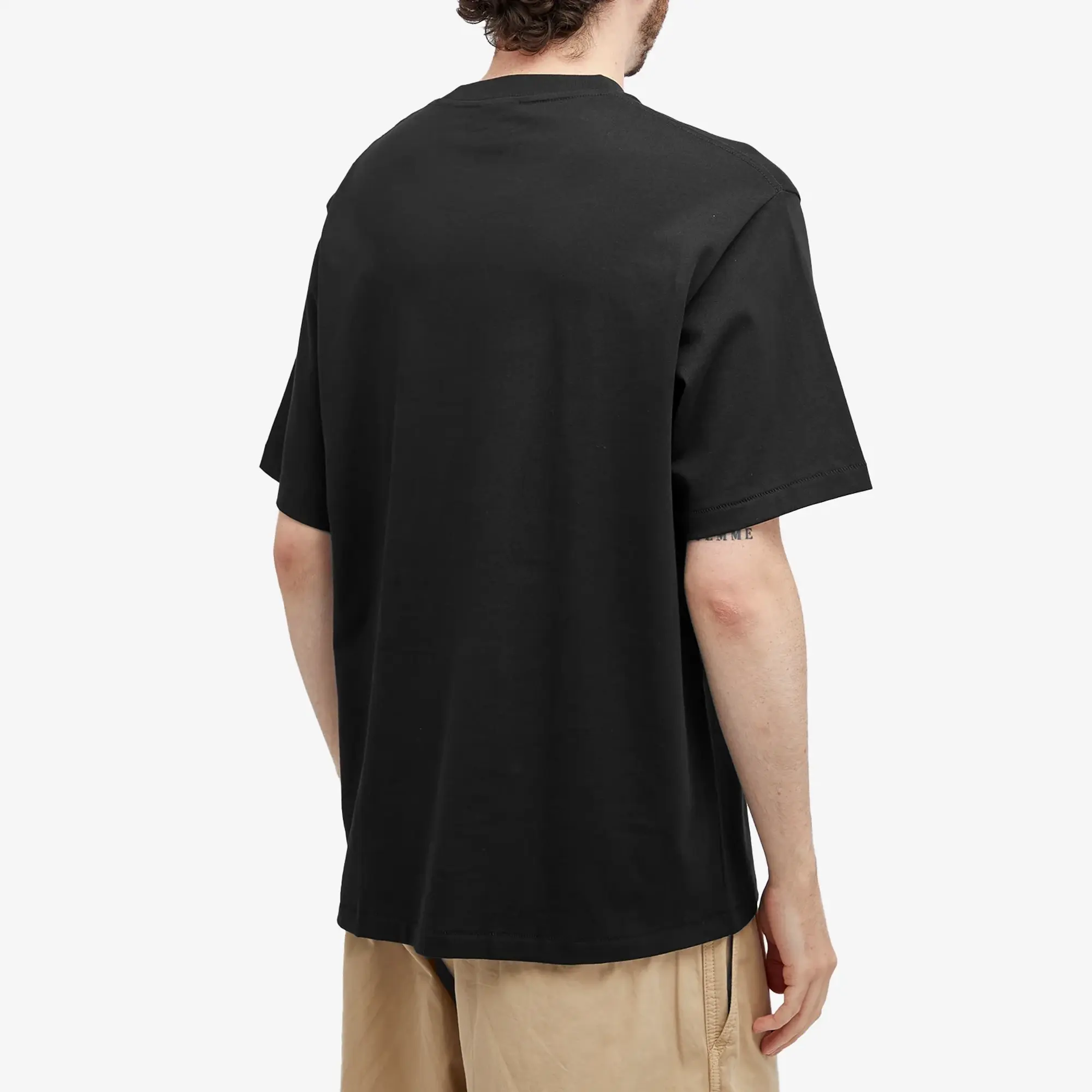 A Bathing Ape Men's Marbling Camo by Bathing Ape T-Shirt Black