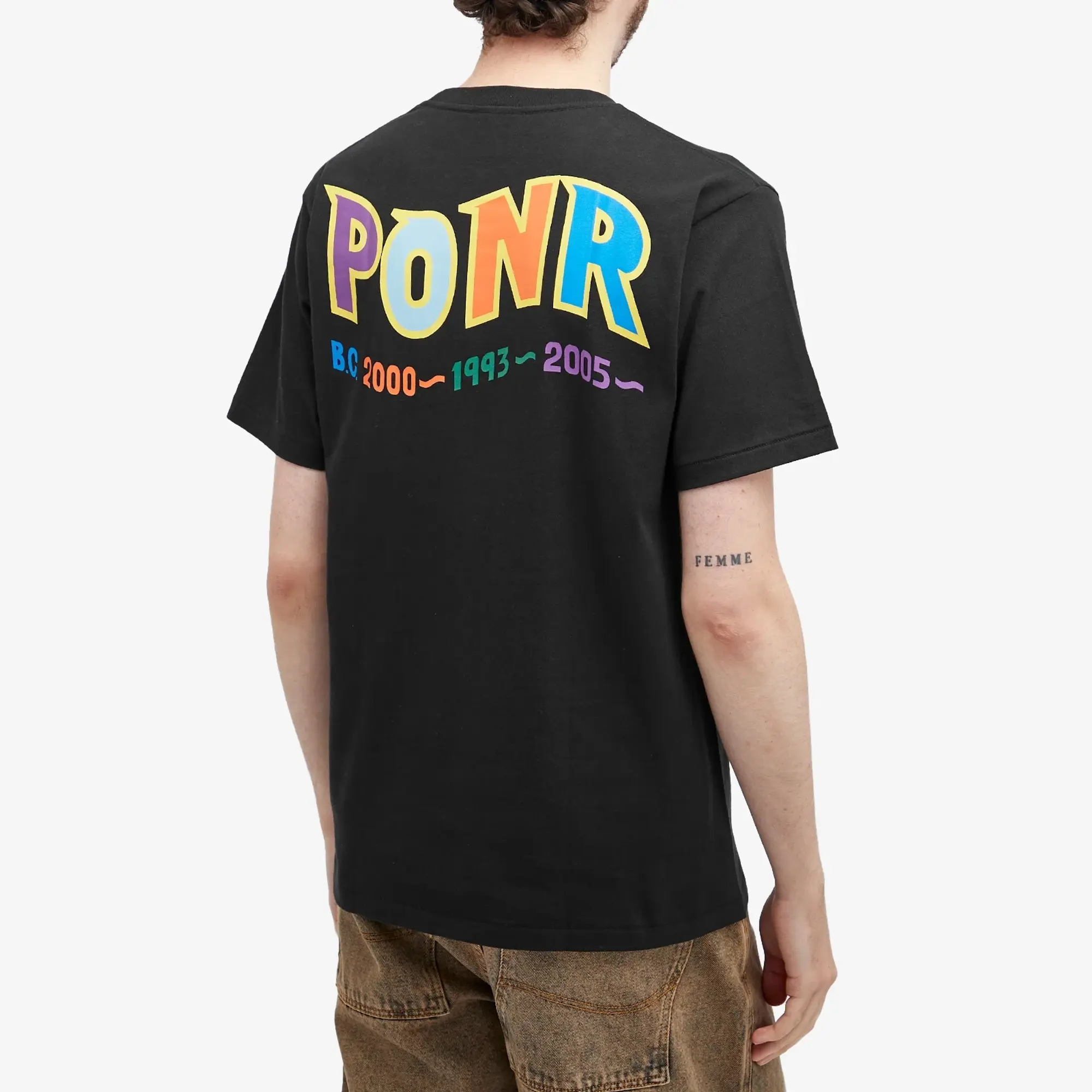 A Bathing Ape Men's Colours Shark PONR T-Shirt Black