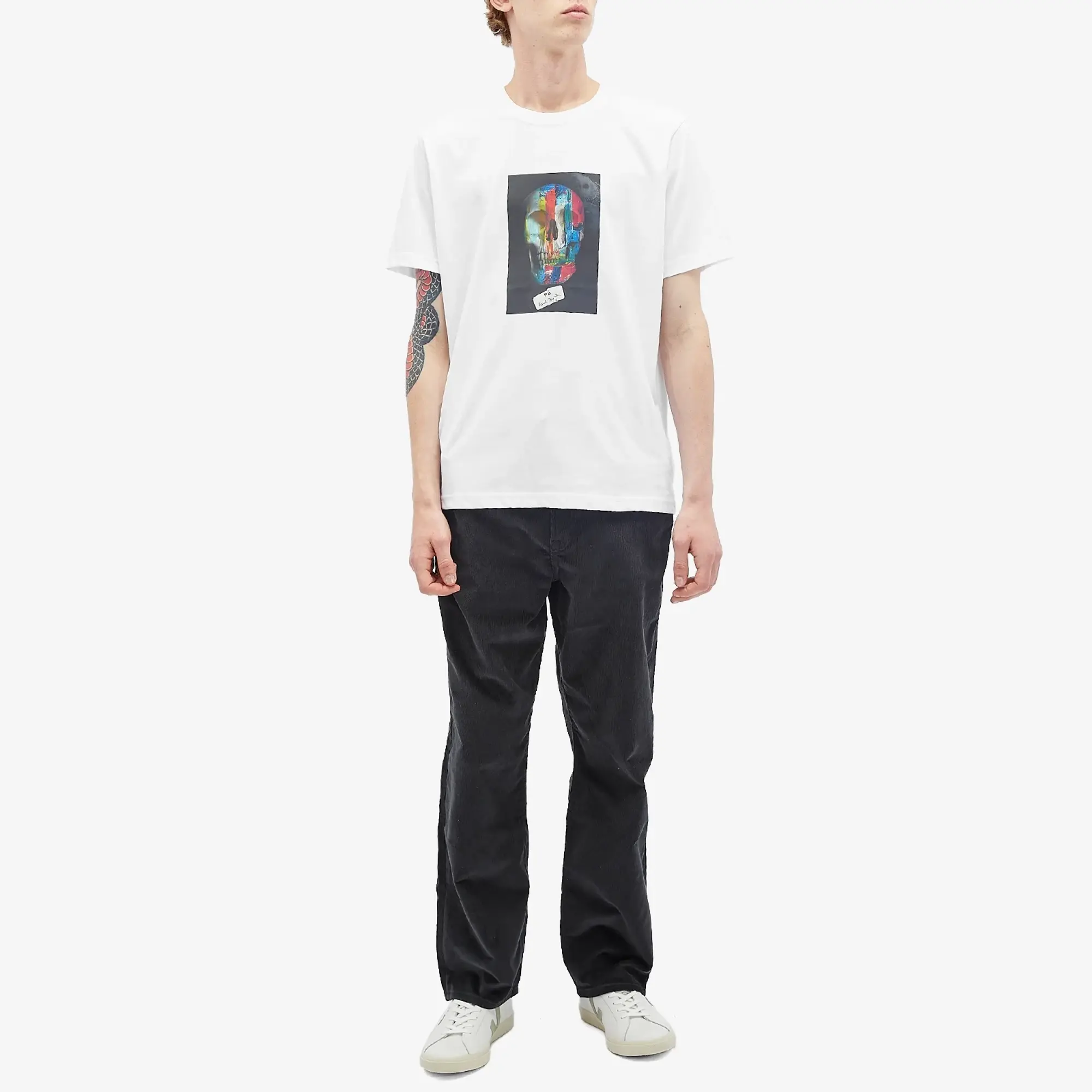PS Paul Smith Regular Fit Skull Shirt, White