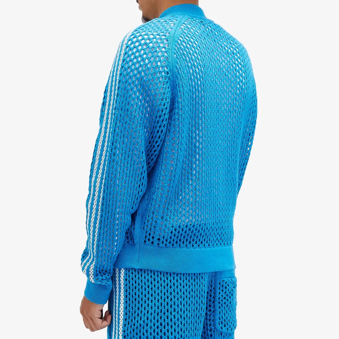 Adidas CLOT Crochet By EC Superstar Track Top Bright Blue | JF4268