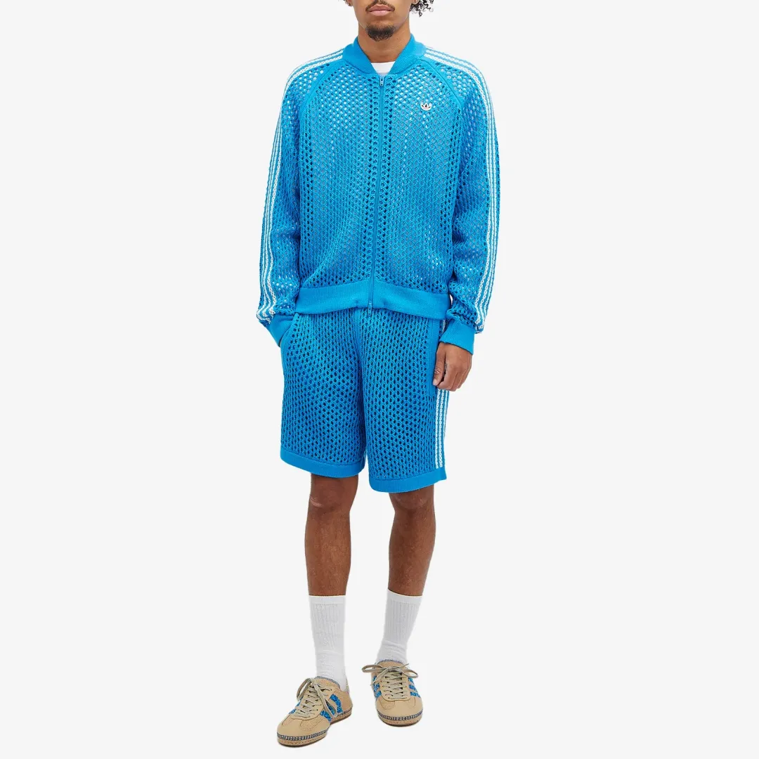 Adidas CLOT Crochet By EC Superstar Track Top Bright Blue | JF4268
