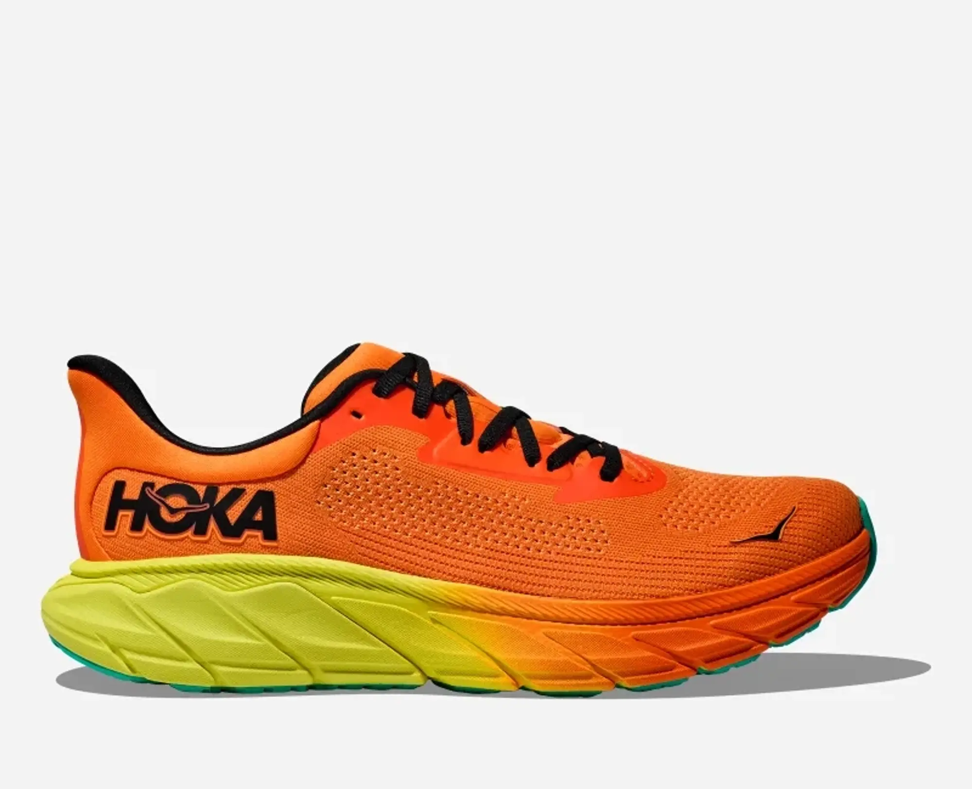 Hoka One One HOKA Men's Arahi 7 Road Running Shoes in Electric Tangerine/Black