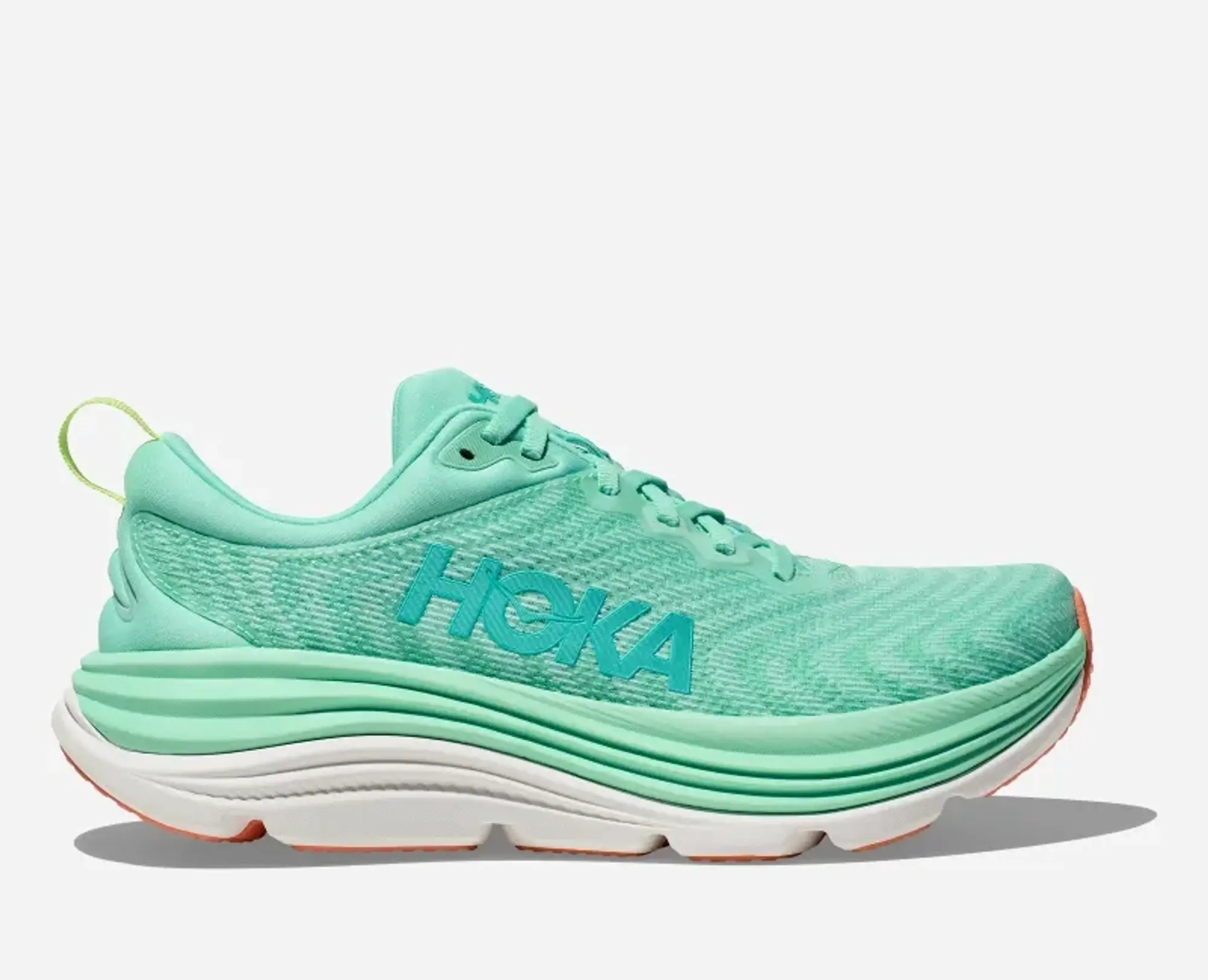 Hoka One One HOKA Women's Gaviota 5 Road Running Shoes in Seafoam/Electric Aqua