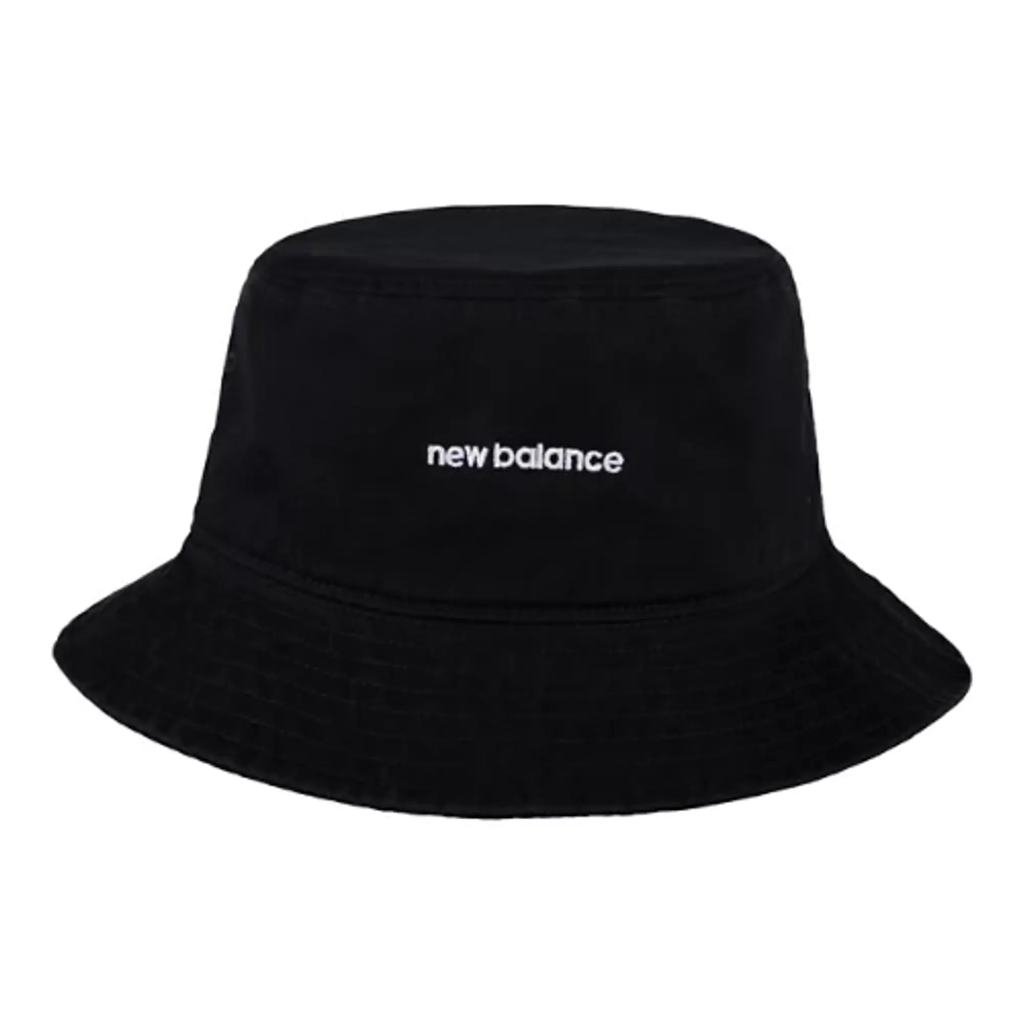 New Balance Unisex Bucket Hat in Black Cotton