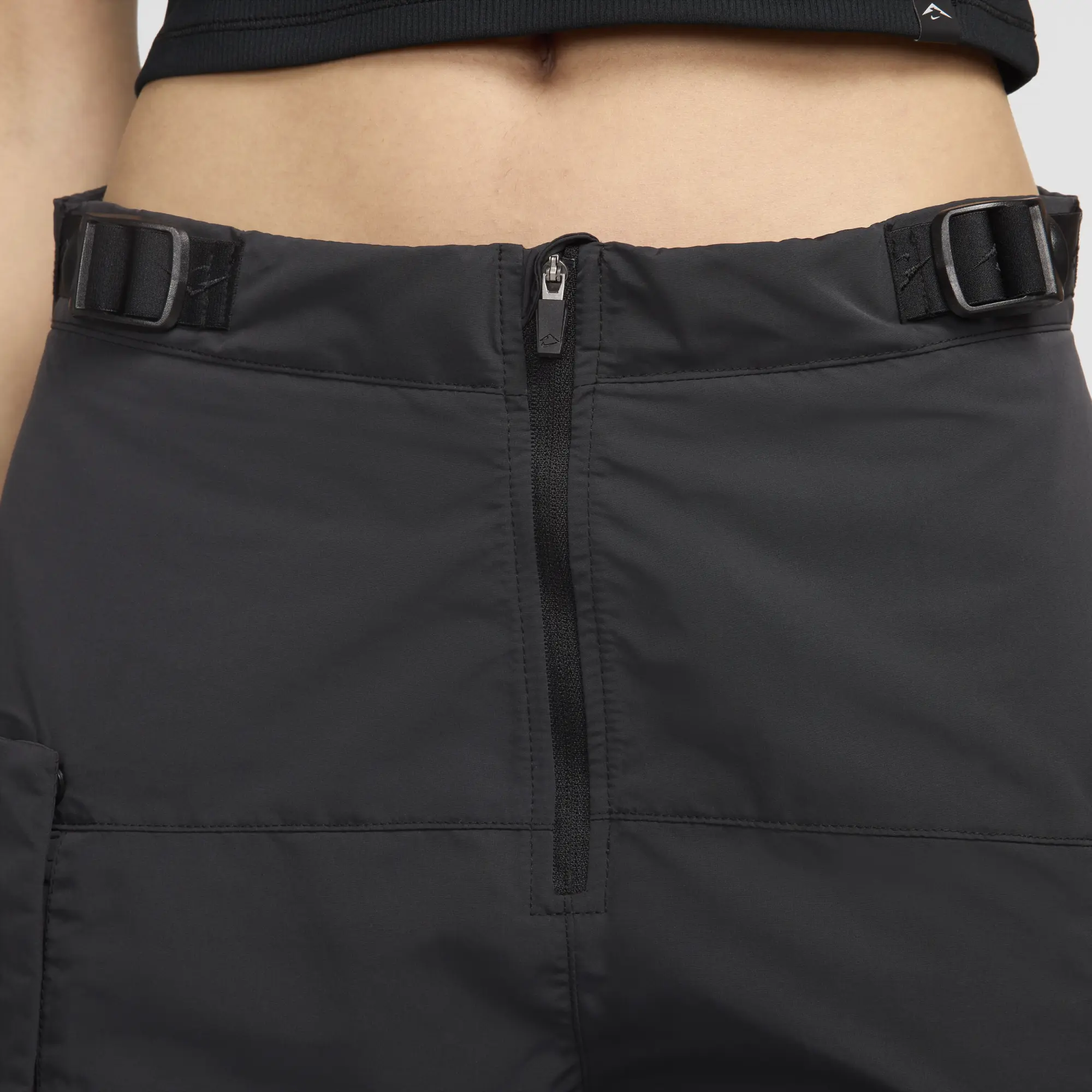 Nike Trail Women's Repel Mid-Rise Running Trousers - Black - Polyester
