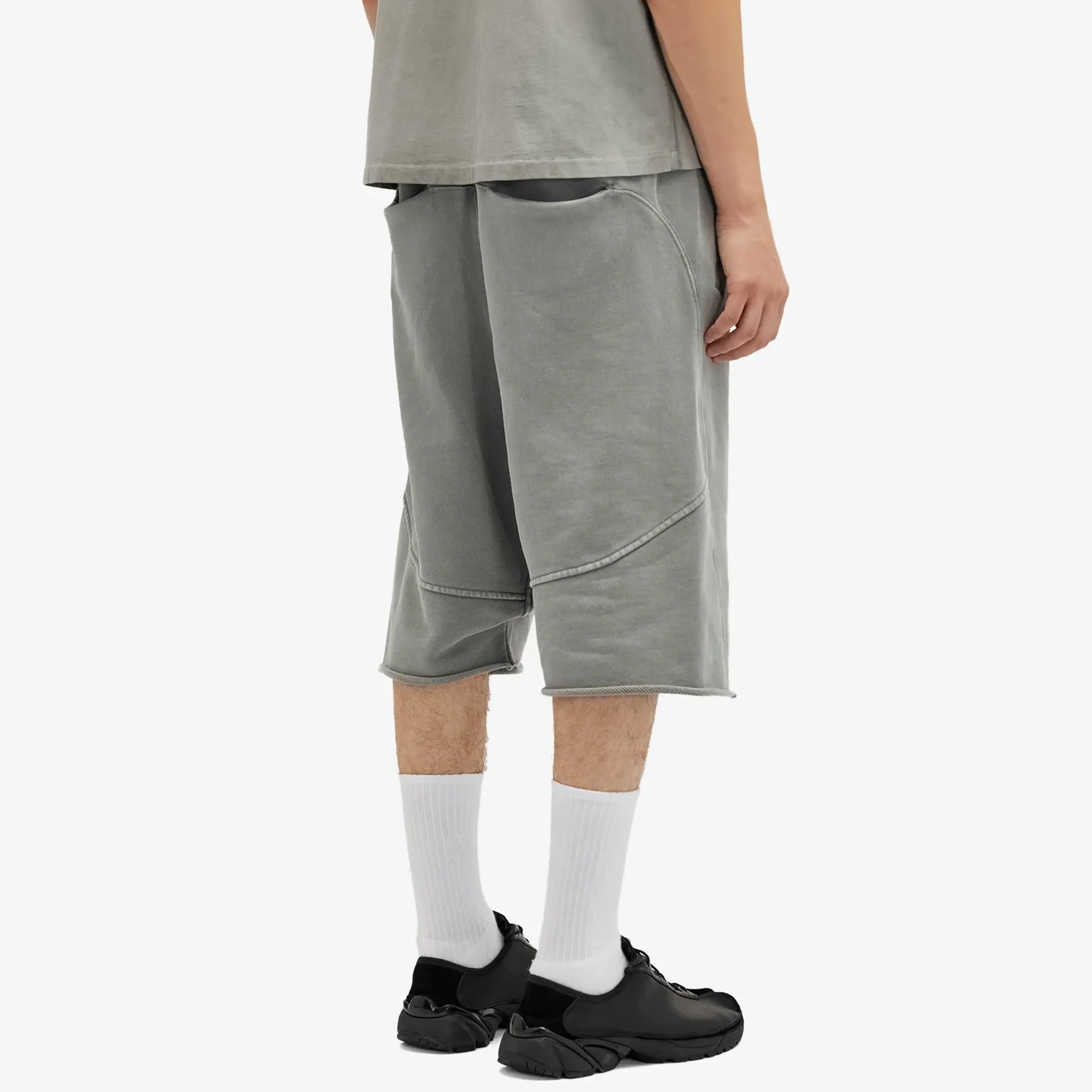 Entire Studios Men's Heavy Drop Crotch Shorts Rhino