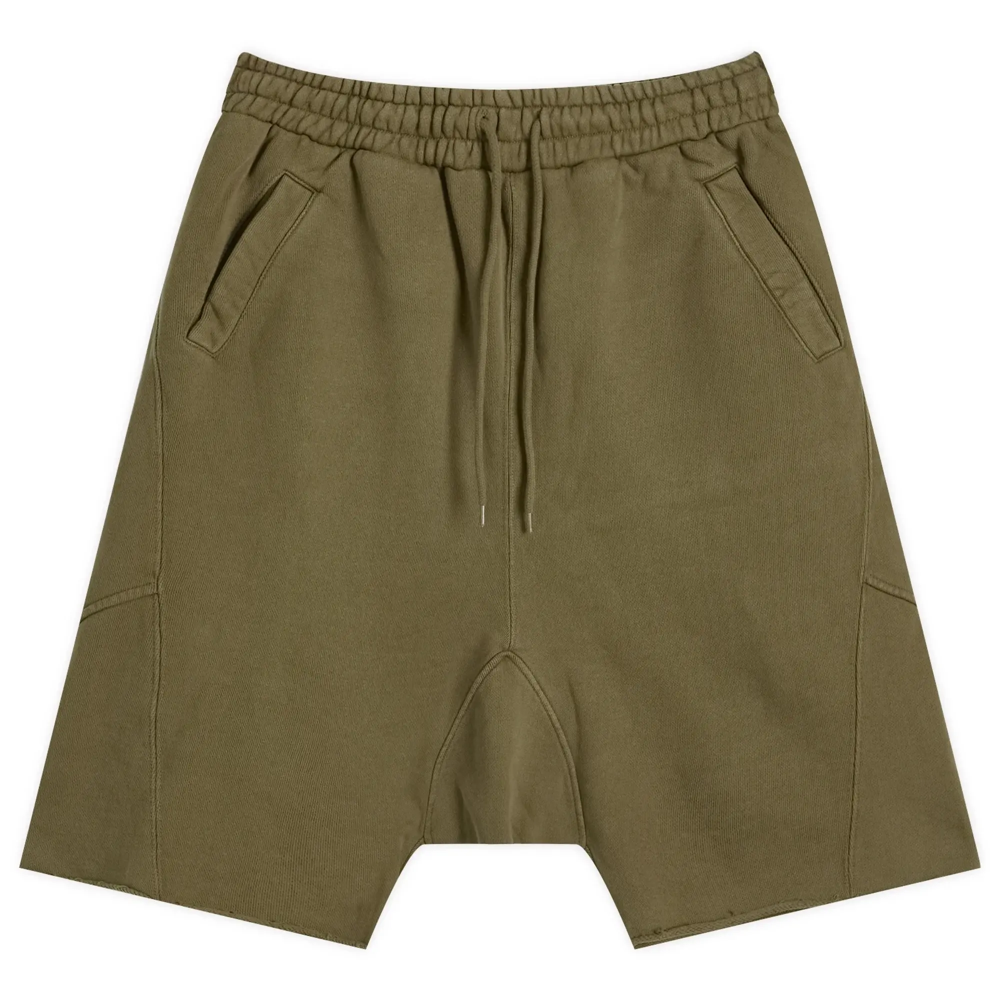 Entire Studios Men's Heavy Drop Crotch Shorts Military