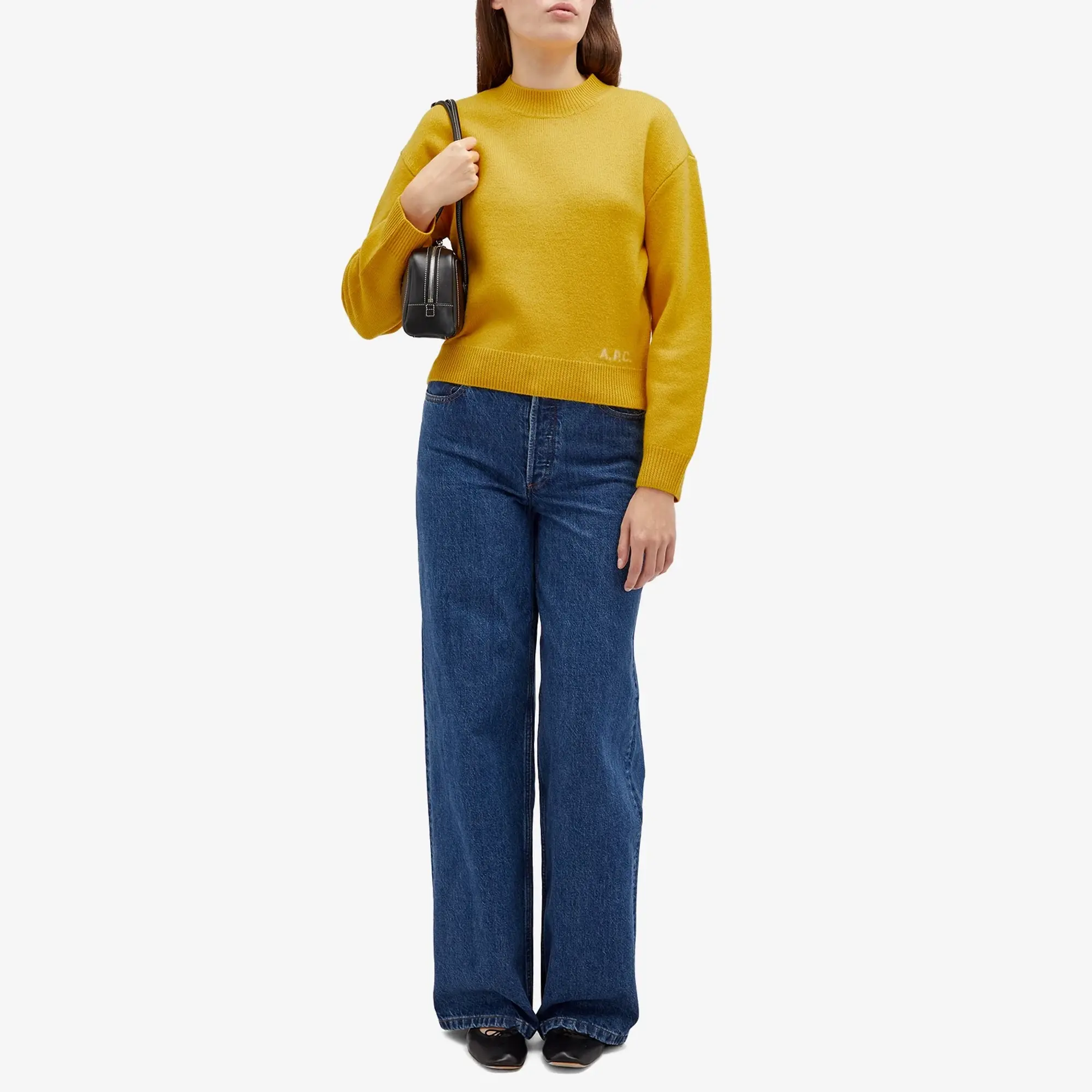 A.P.C. A.P.C Esther Knit Jumper Daa Yellow