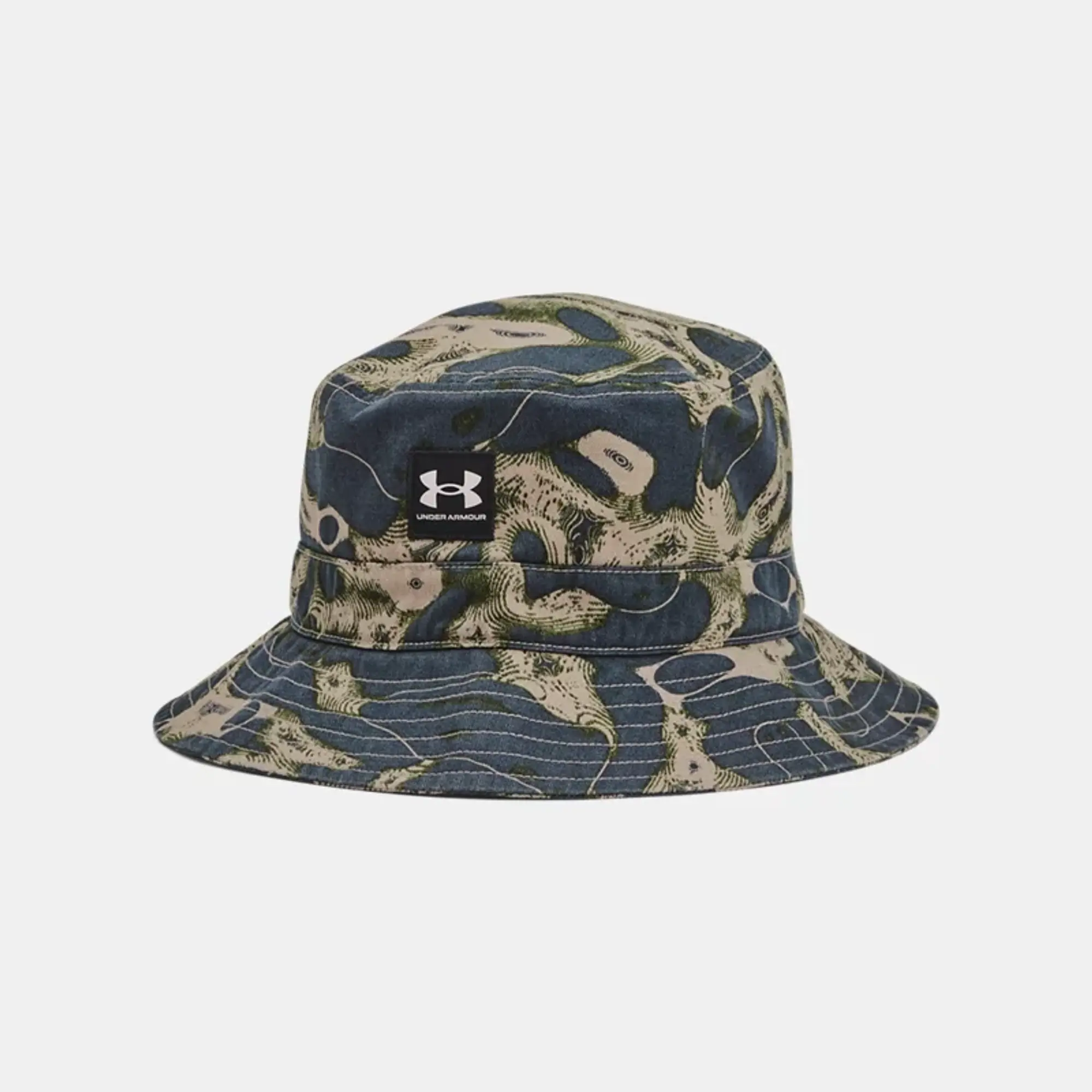 Men's  Under Armour  Branded Bucket Hat Timberwolf Taupe / White M/L