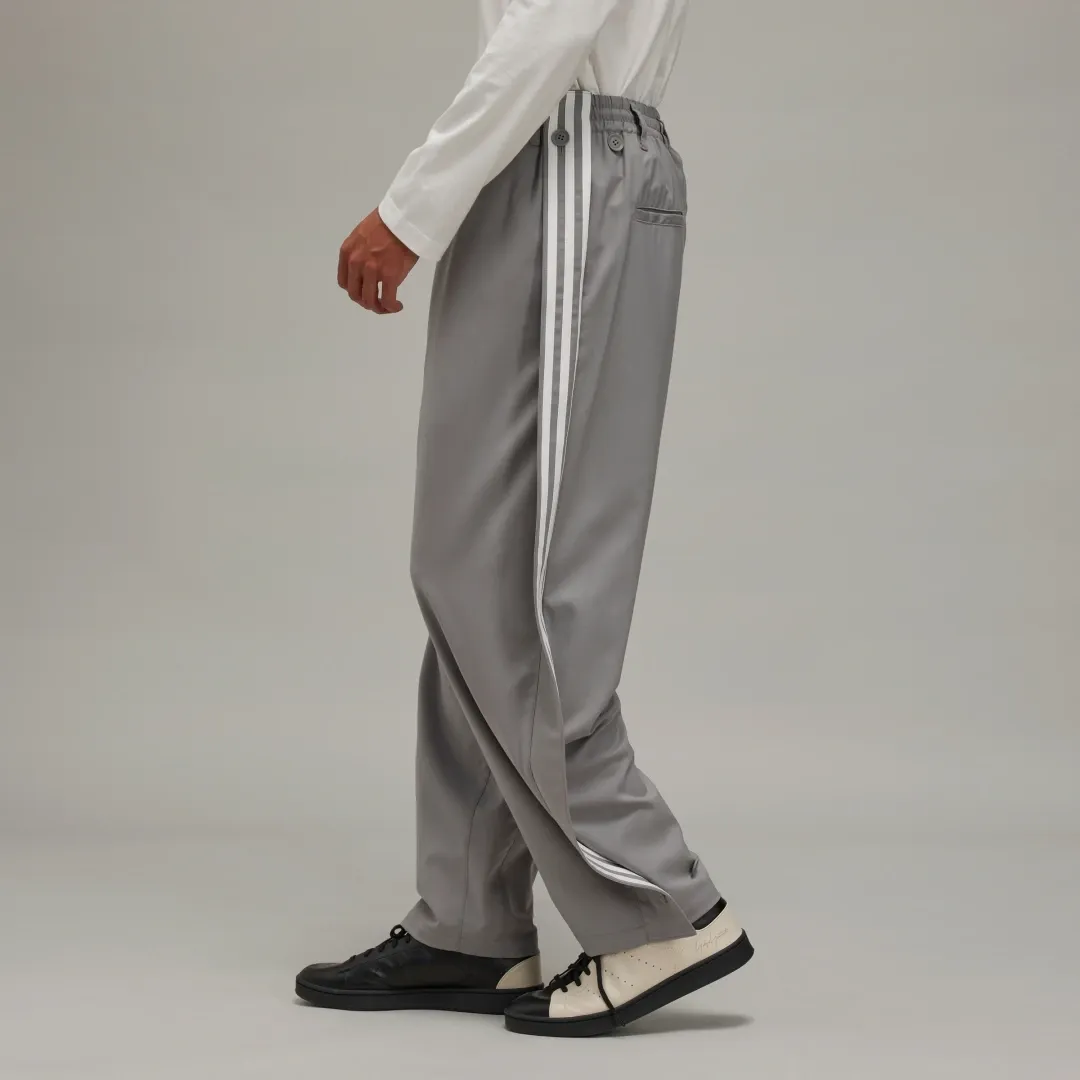adidas Y-3 Refined Wool Track Pants - 3-Stripes | JE3452 | FOOTY.COM